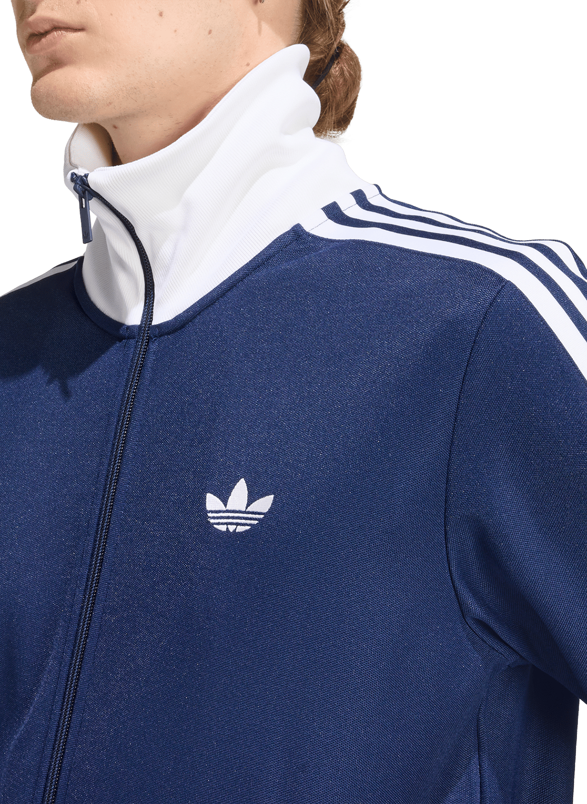 Veste col montant droite unie ADIDAS Bleu