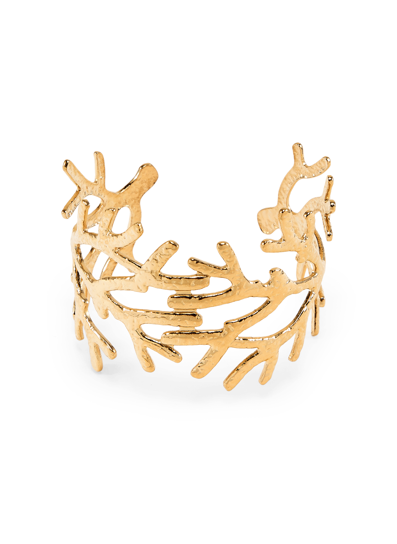 Cuff bracelet AU PRINTEMPS PARIS Golden