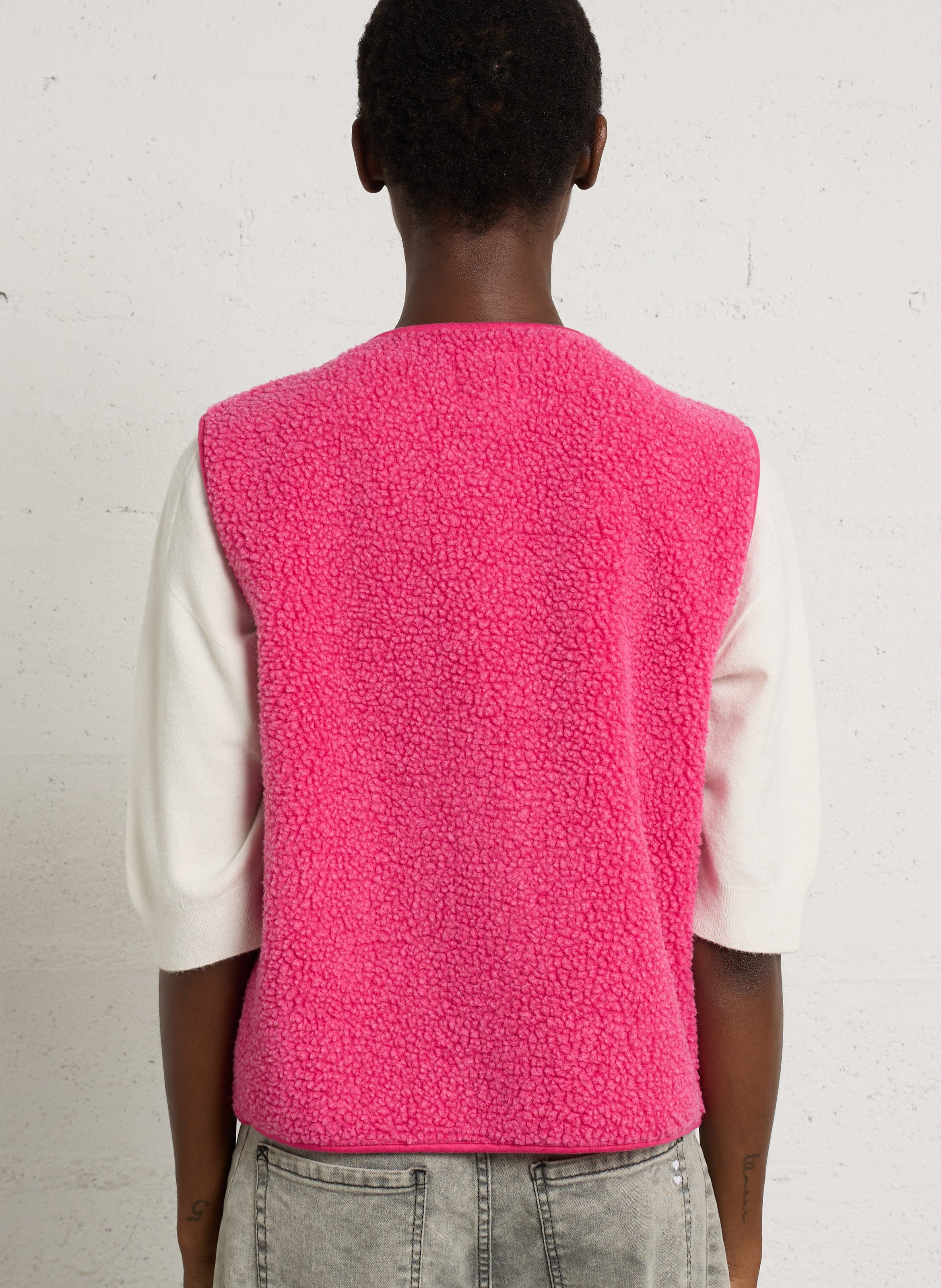 Gerade geschnittene Strickjacke BILLABONG Rosa