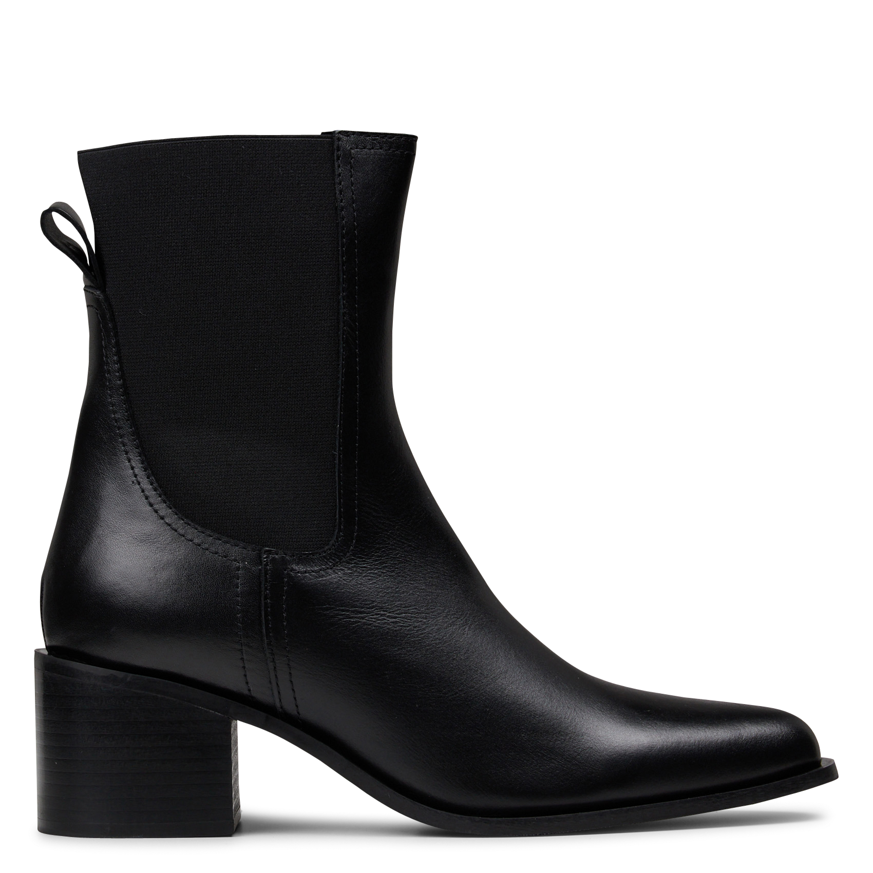 Spitze Lederstiefeletten ANTHOLOGY PARIS Braun