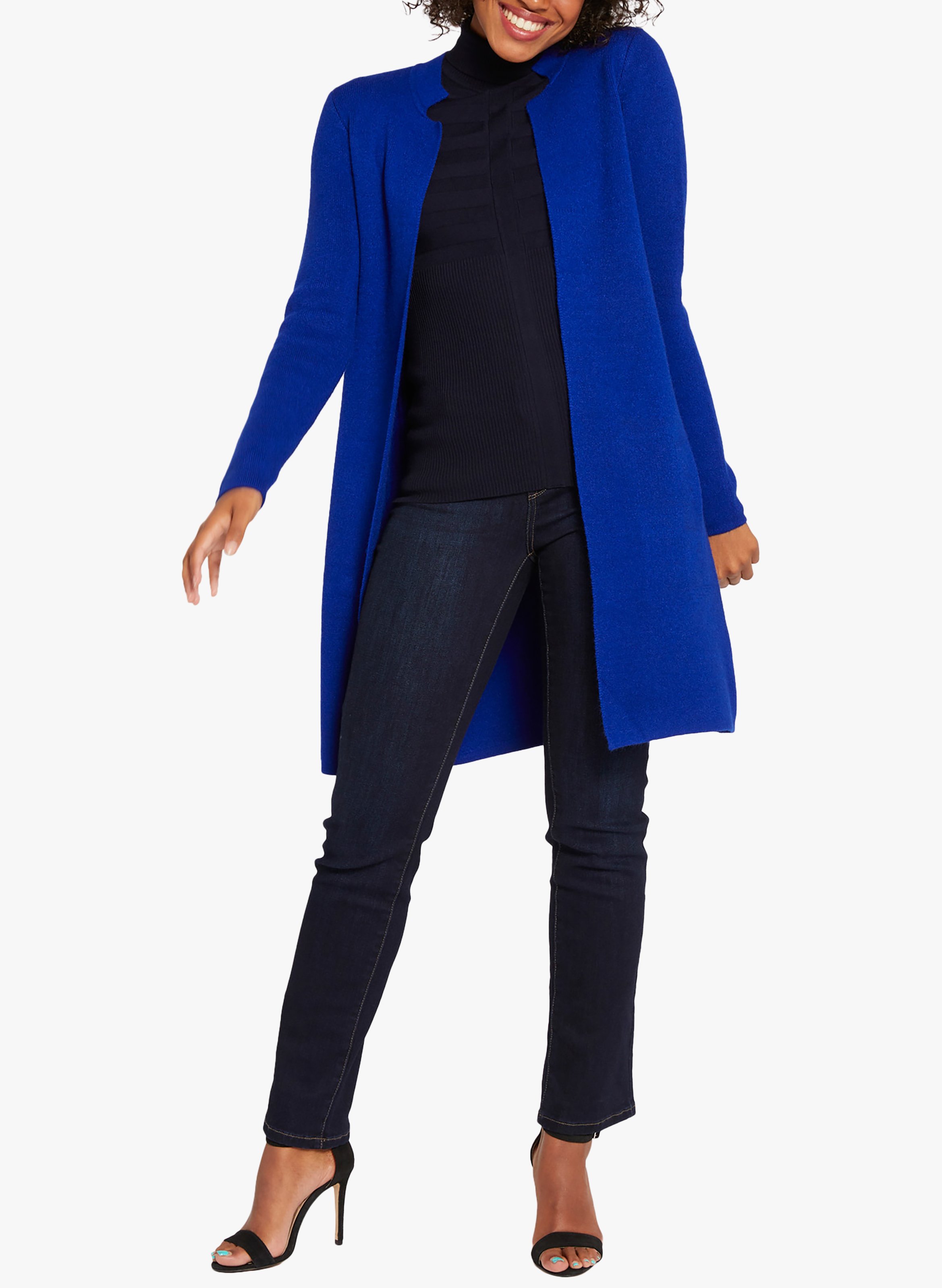 Gilet ouvert MORGAN Bleu
