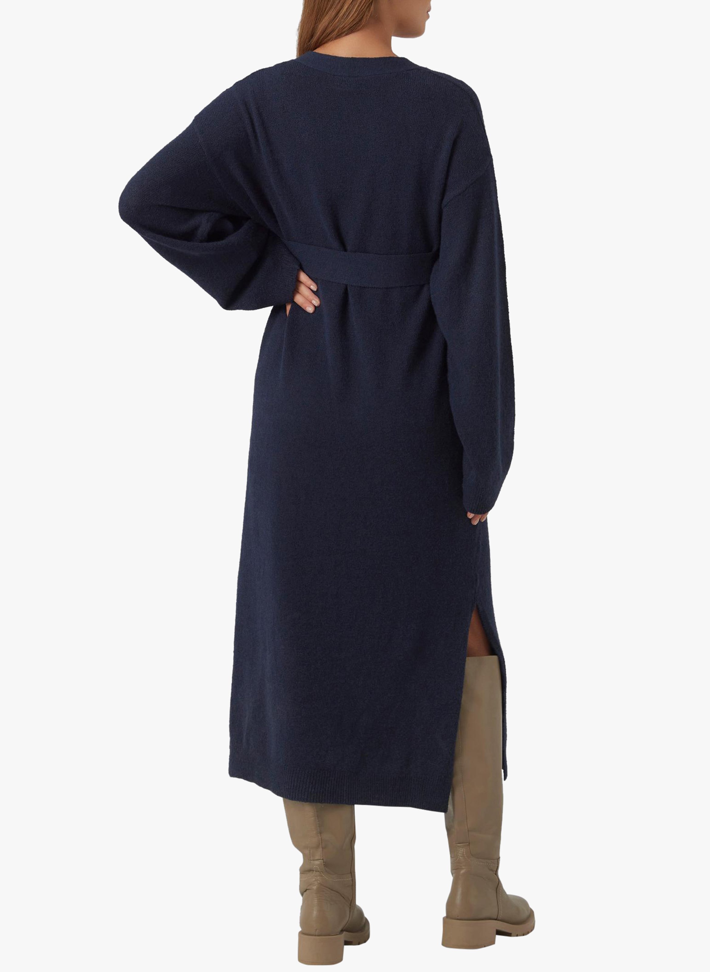 Robe de grossesse col V en maille  MAMALICIOUS Bleu