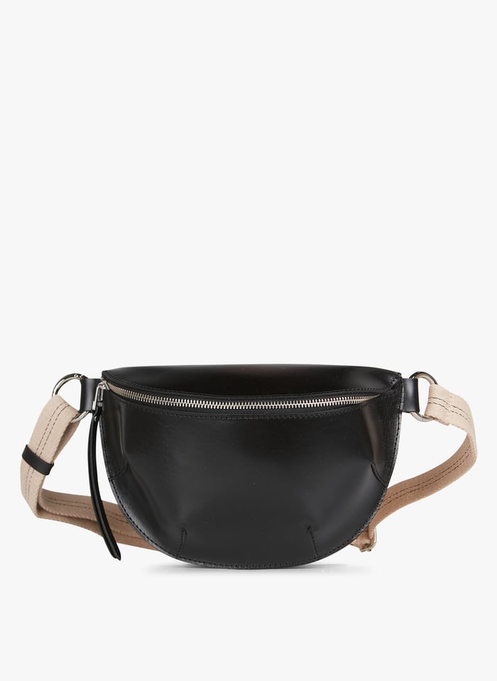 Sac Banane En Cuir Rosie Black Bellerose Femme Place des Tendances