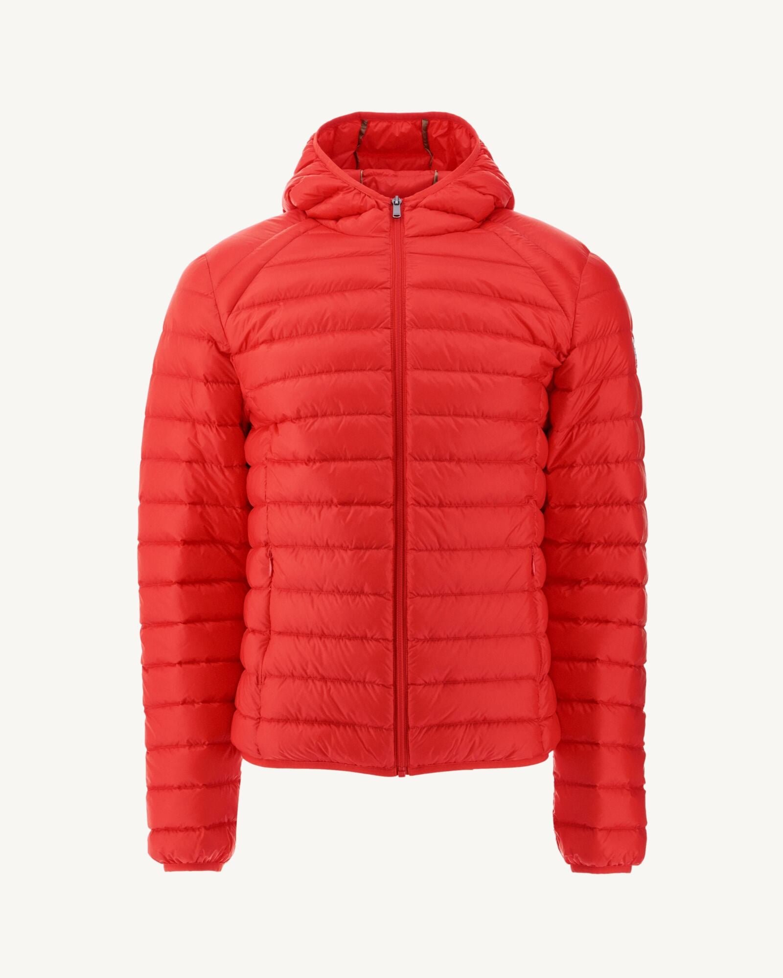 Lightweight hooded puffer jacket nico JOTT Red