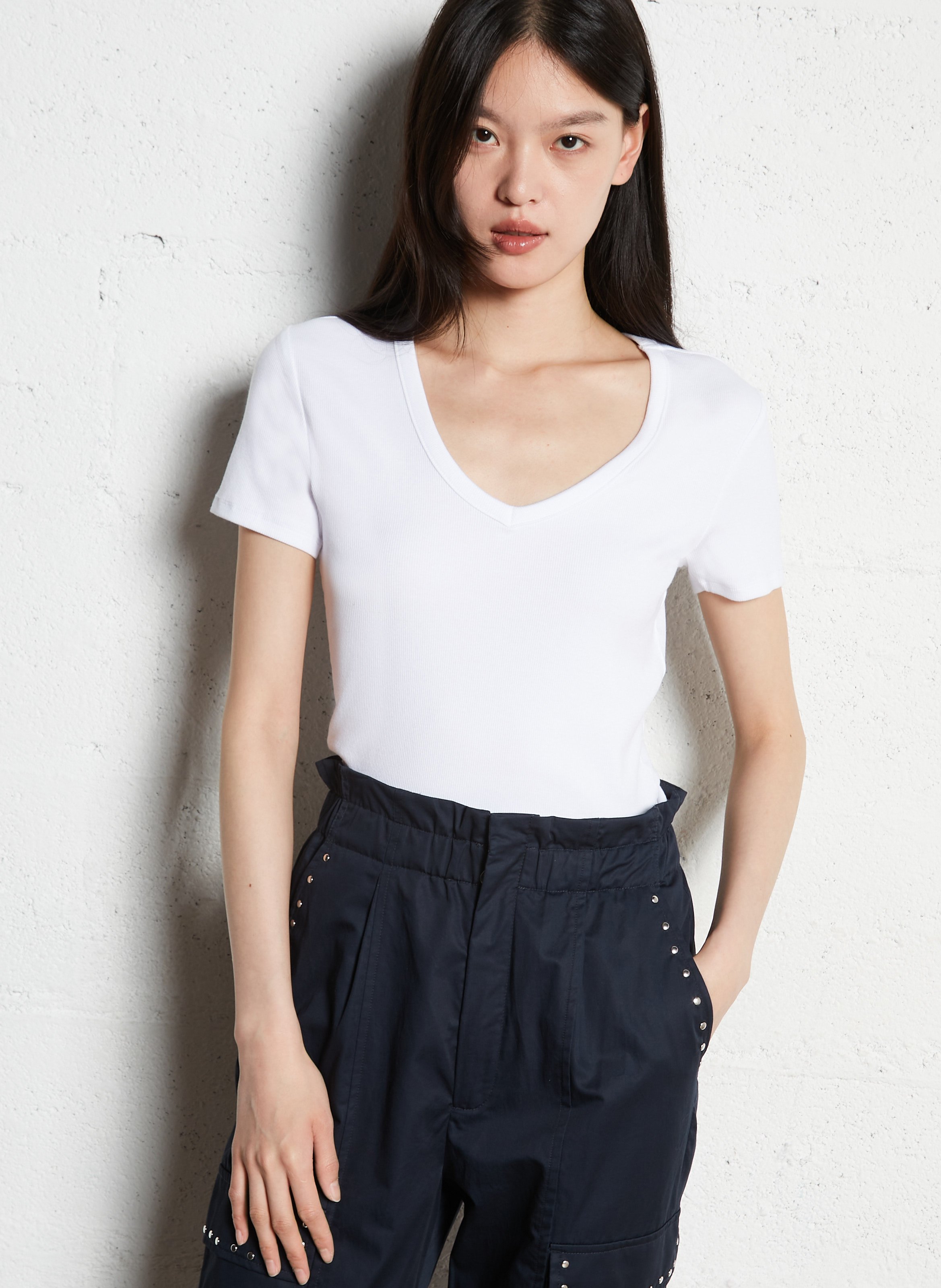 Basic cotton-mix T-shirt MAISON 123