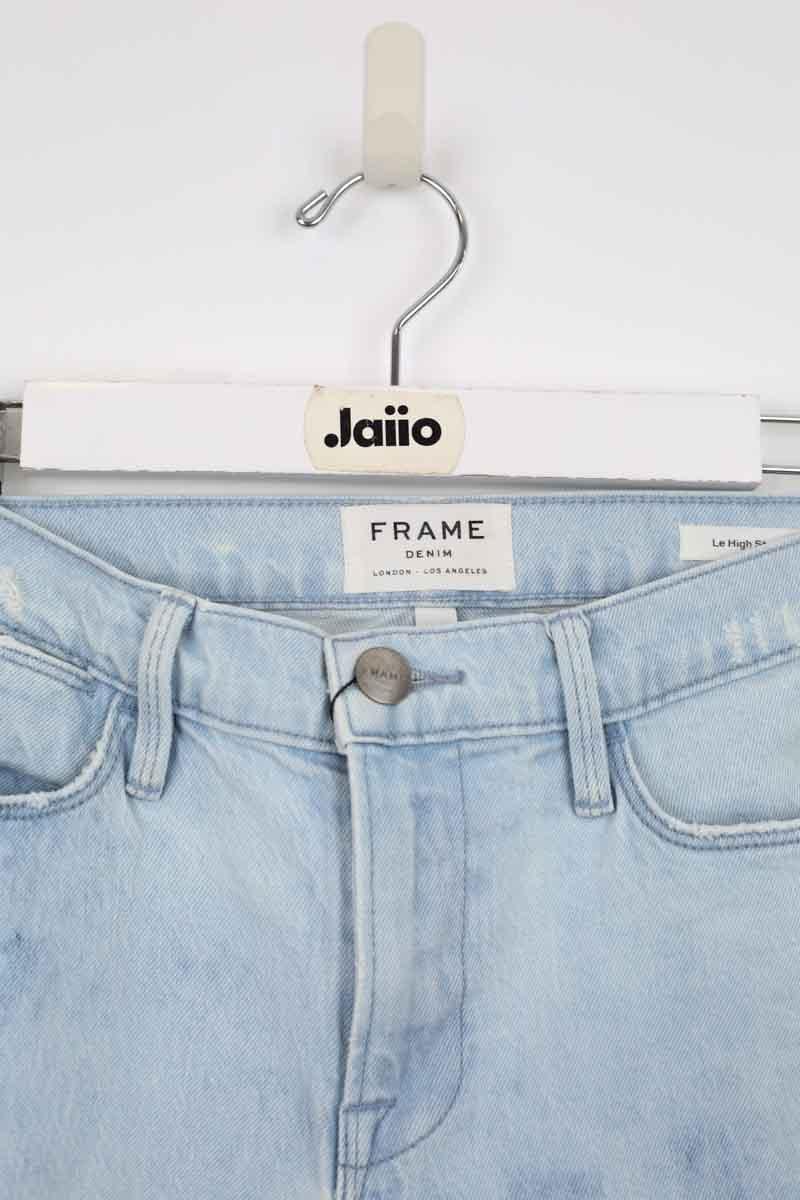 Cotton jeans FRAME - Seconde Main Blue