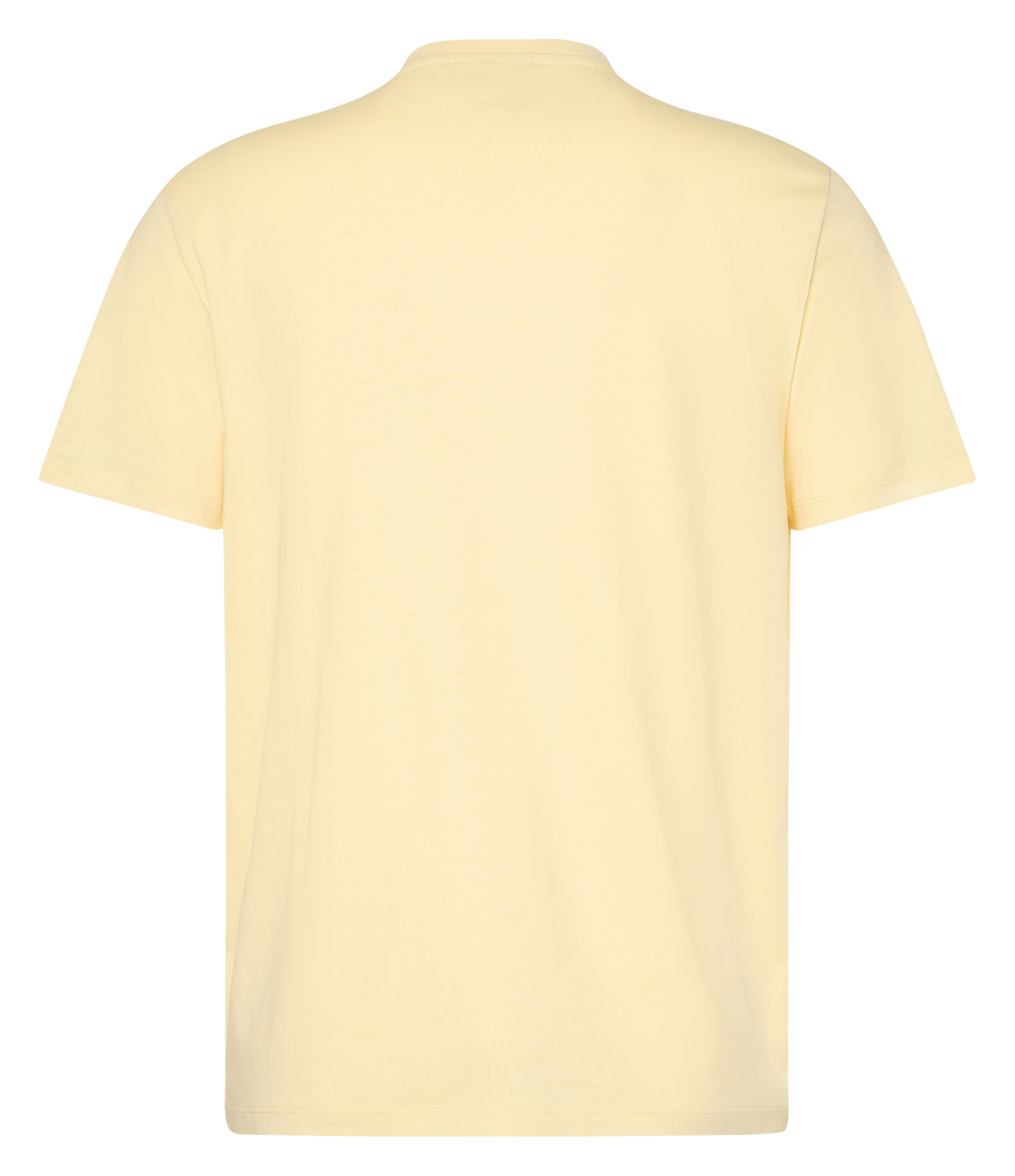 Tee-shirt droit en coton CALVIN KLEIN Jaune