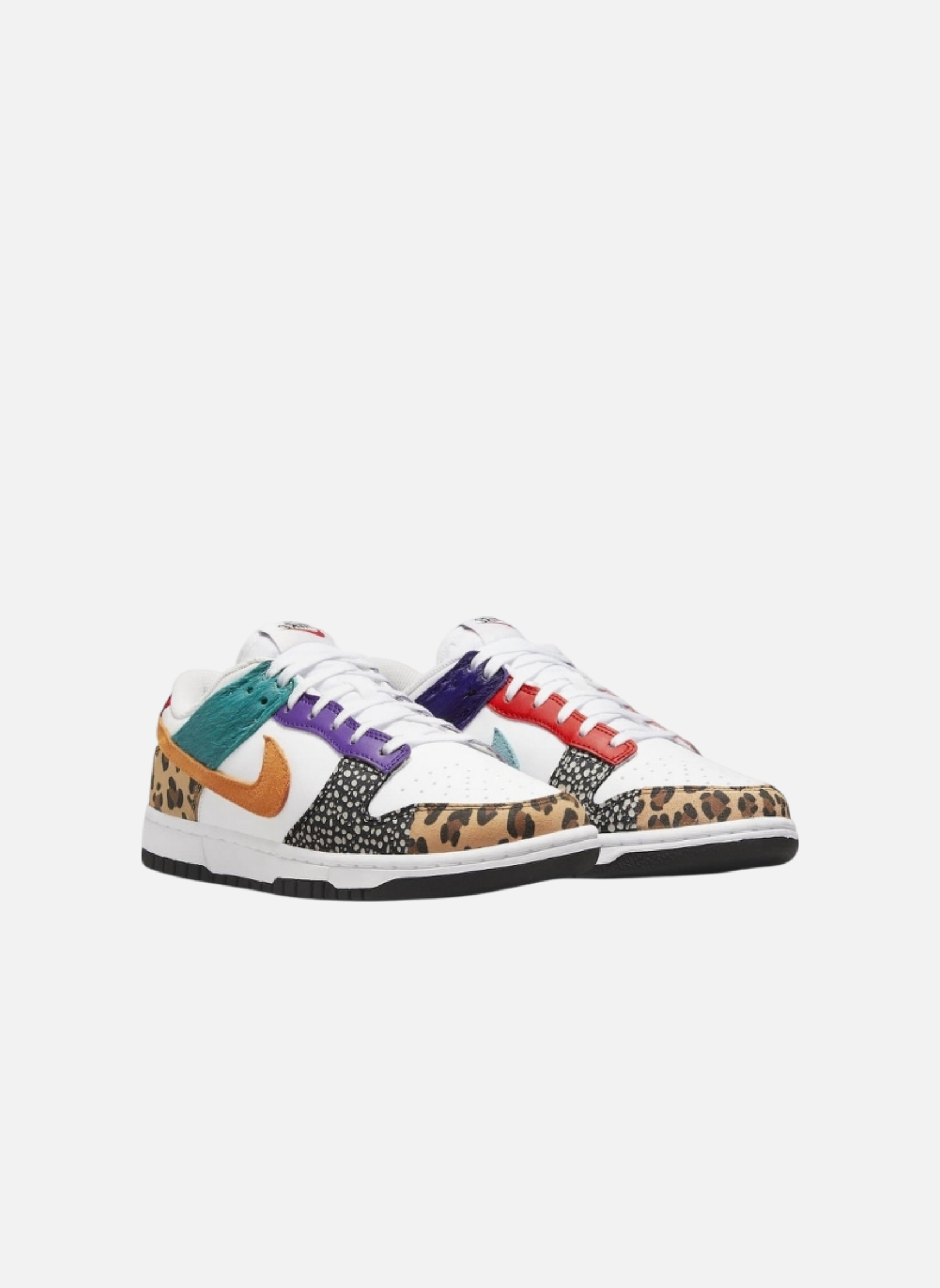 Leather low-top sneakers NIKE Multicolored