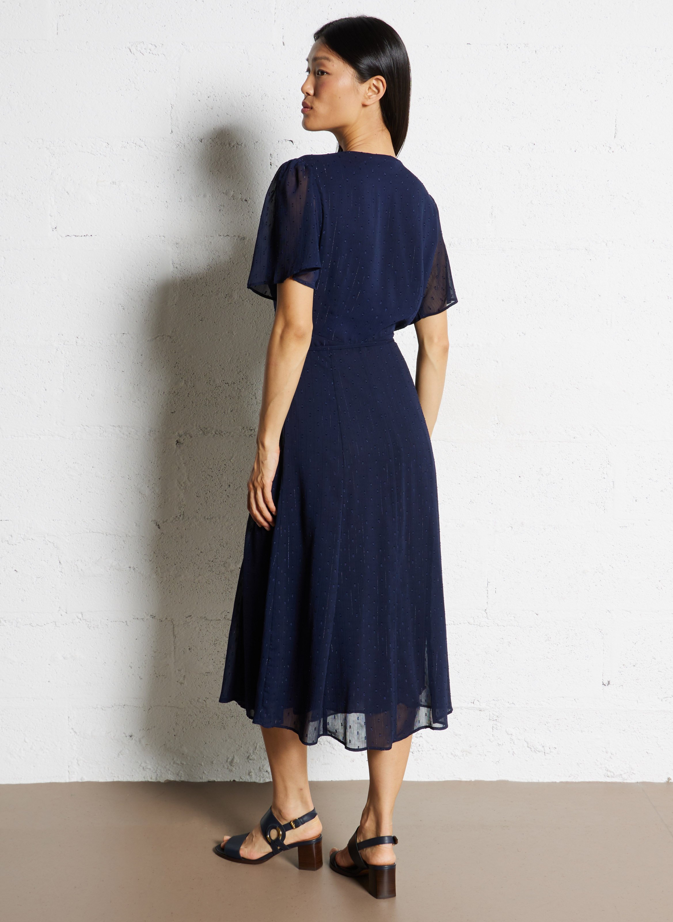 Robe Midi Robe Pull Sud Express Robe Longue Portefeuille Ramilie