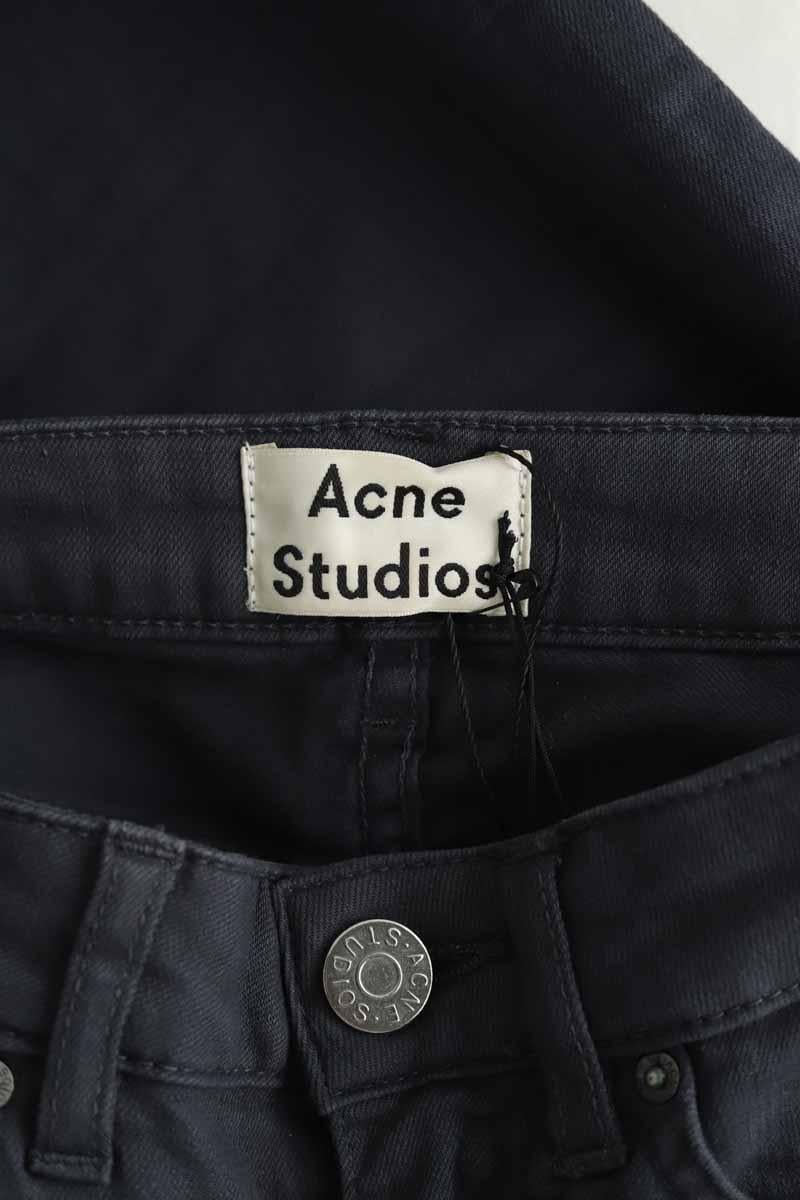 Cotton skinny jeans ACNE STUDIOS - Seconde Main Black