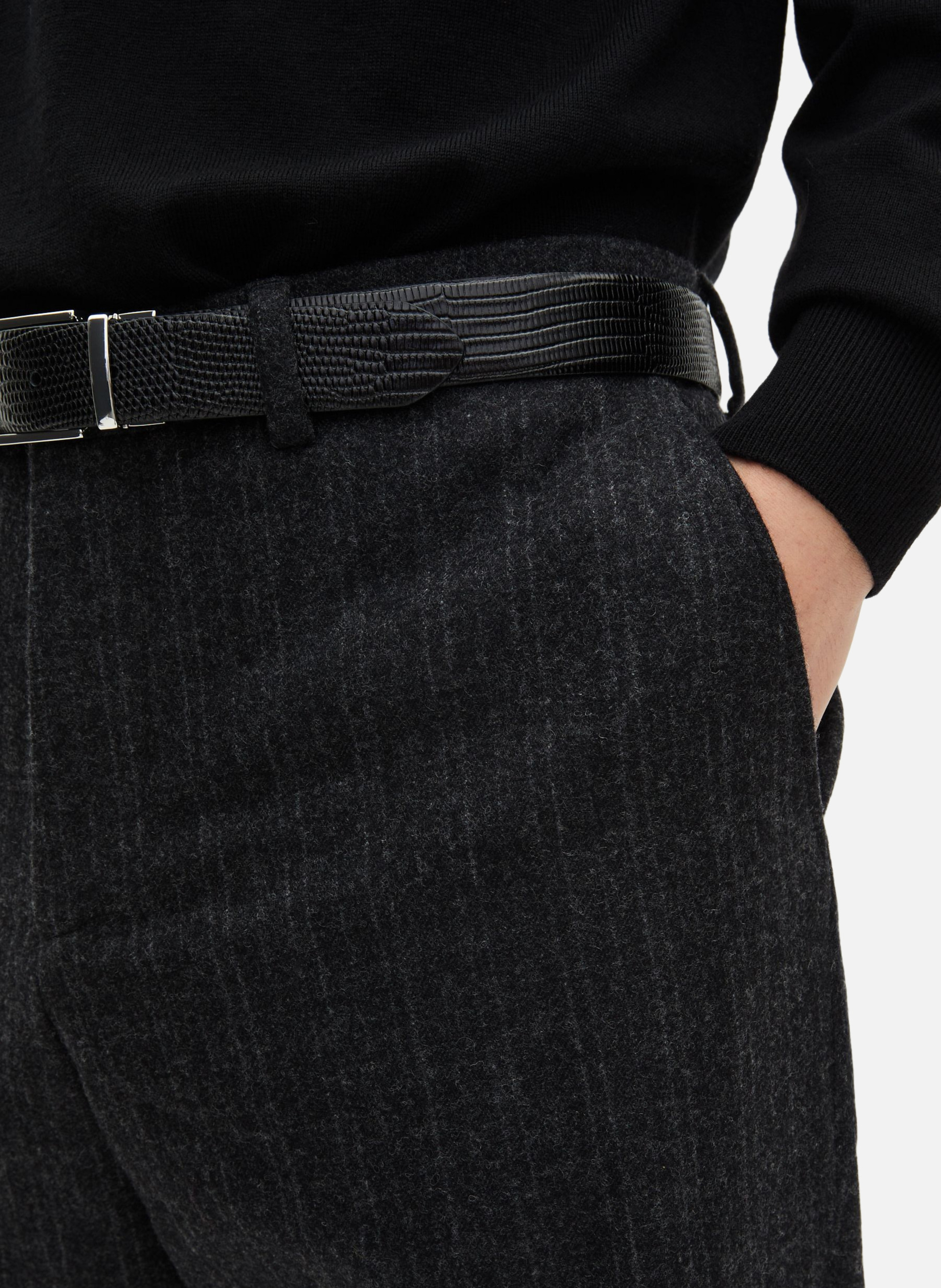 Straight-leg suit trousers with pinstripes THE KOOPLES Grey