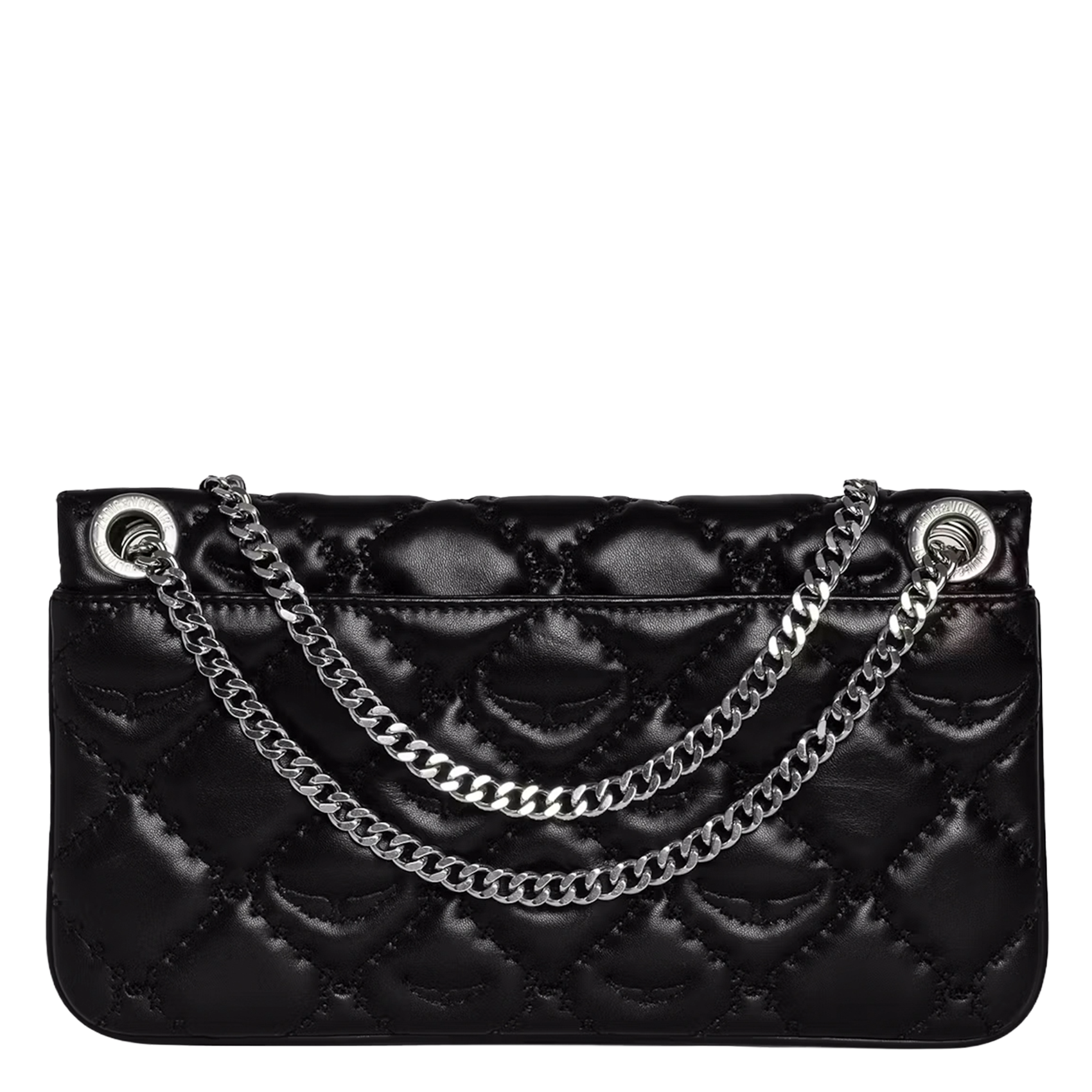 Quilted leather clutch bag ZADIG&VOLTAIRE Black