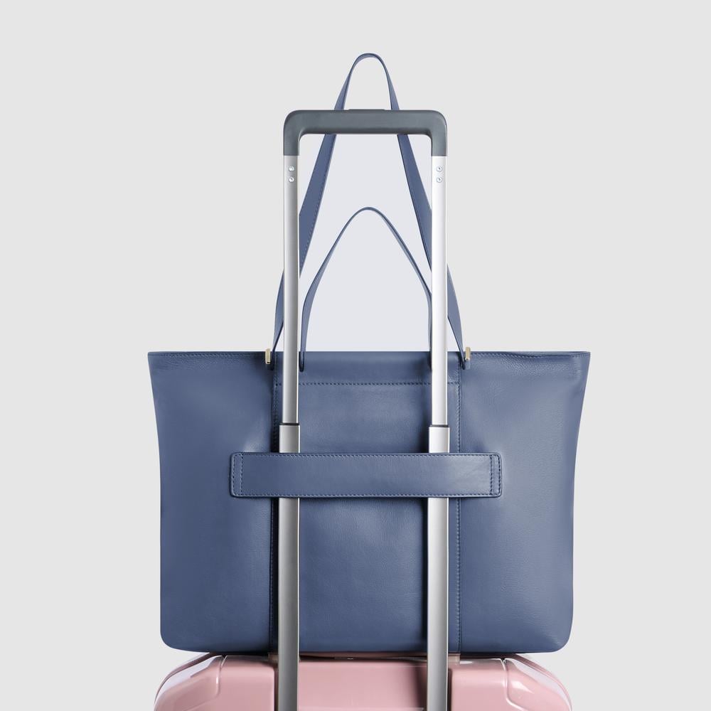 14-inch Laptop Tote PIQUADRO Blue