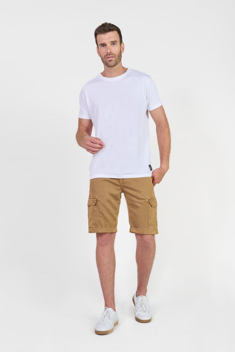 Bermuda short LE TEMPS DES CERISES Beige