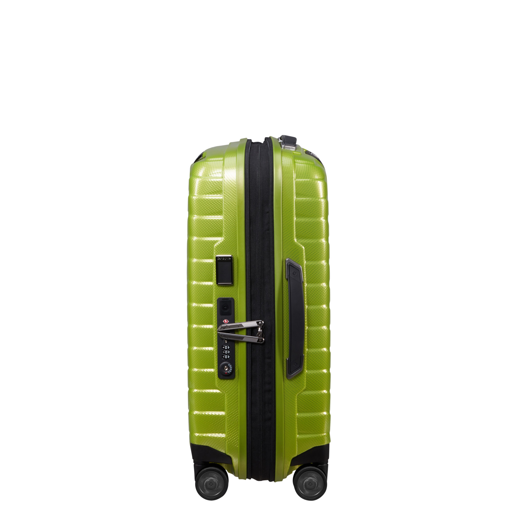 Proxis 4-wheel carry-on suitcase size S Yellow