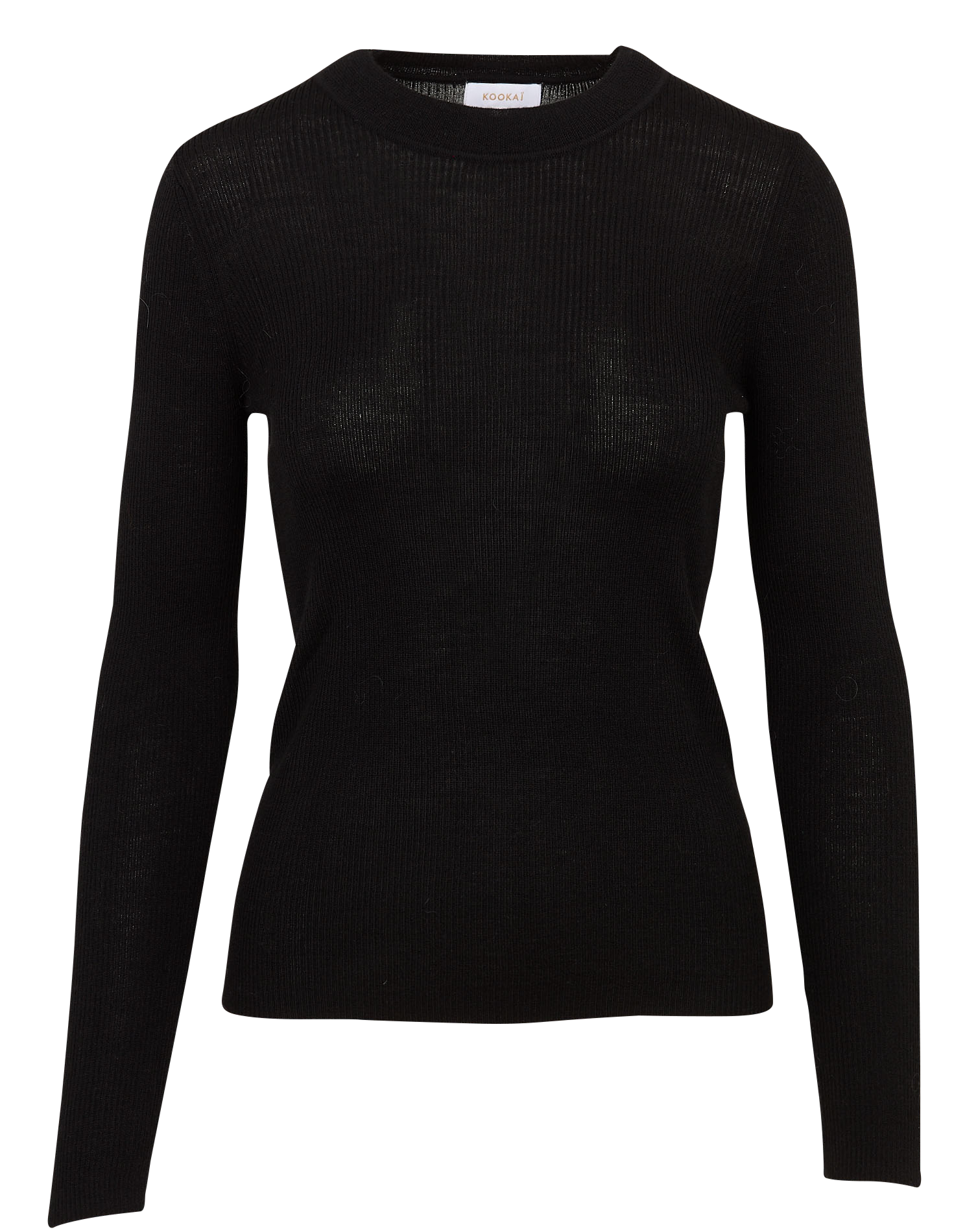 Pull col rond en laine mélangée KOOKAI Noir