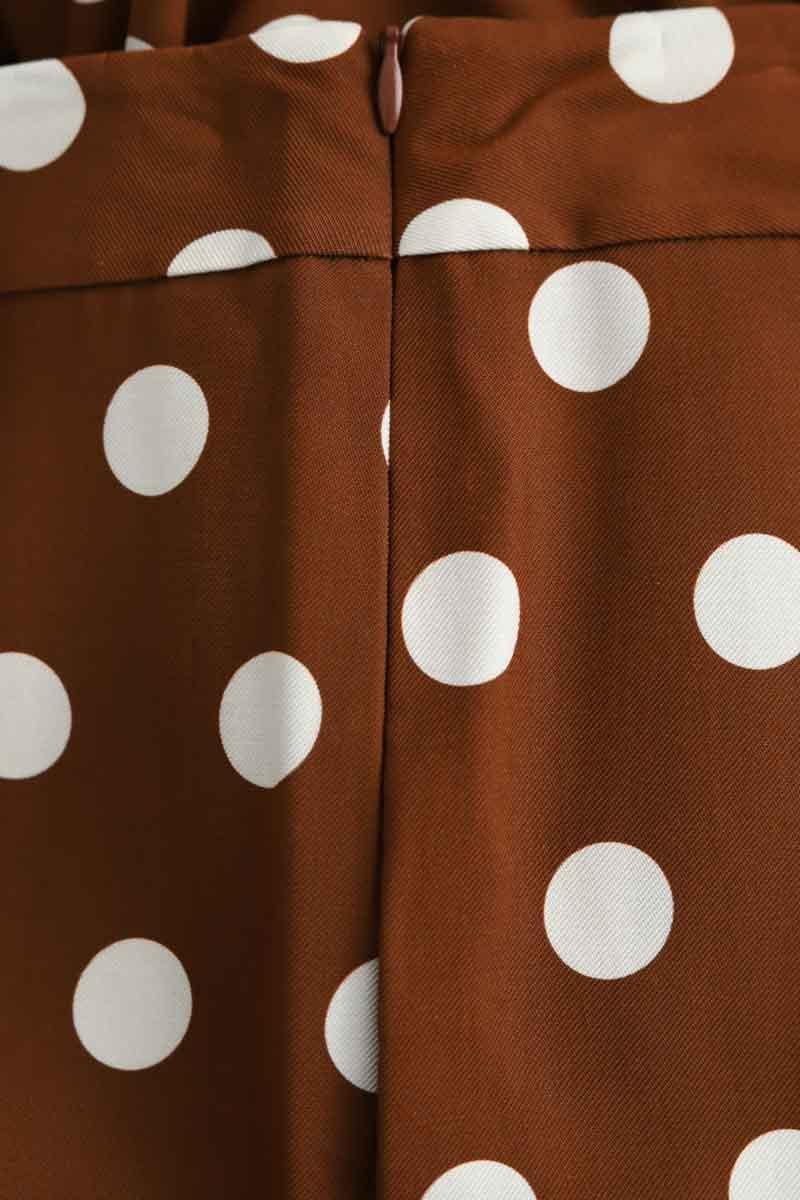 Wide trousers LK BENNETT - Seconde Main Brown