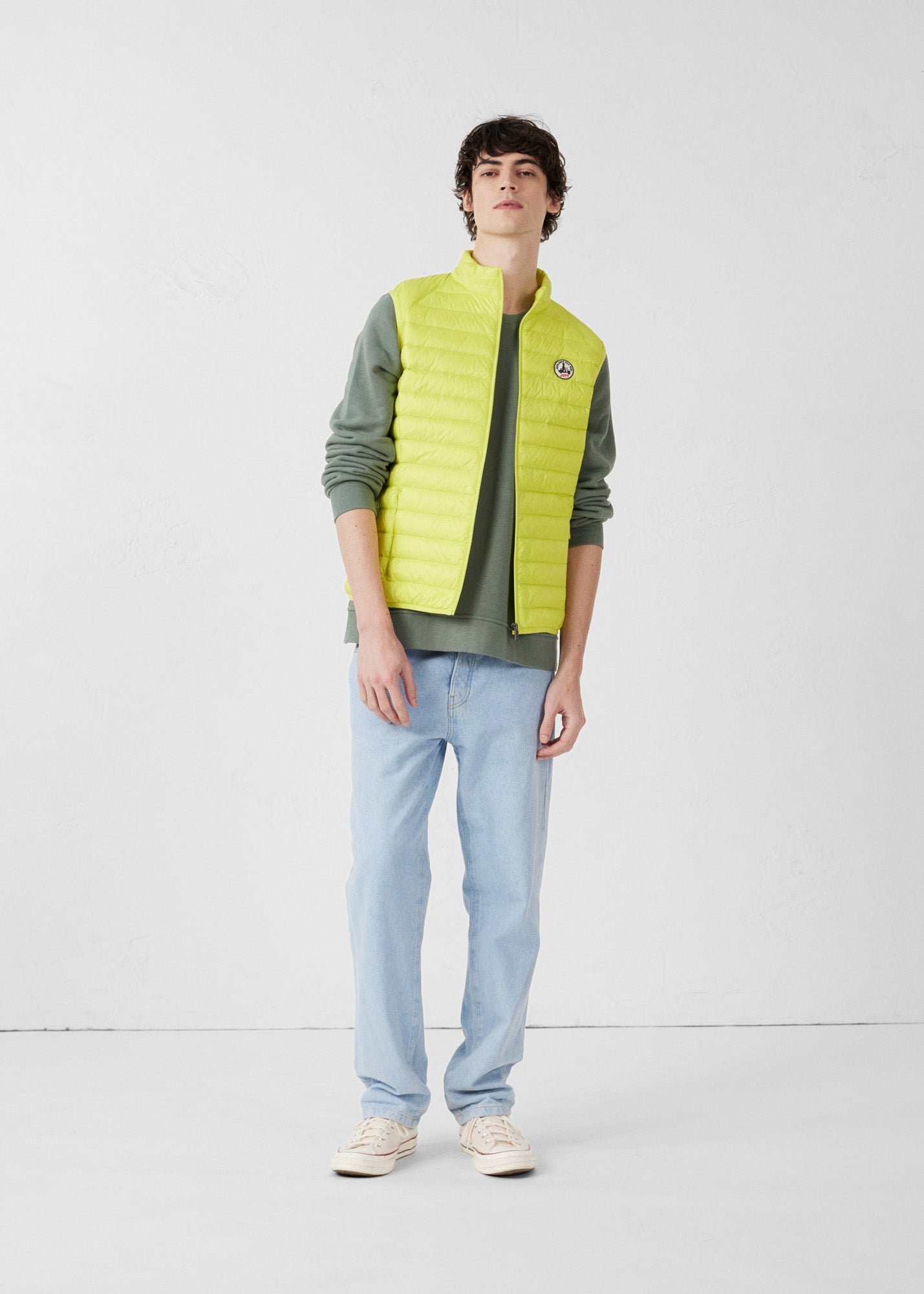 Sleeveless puffer jacket Tom JOTT Yellow