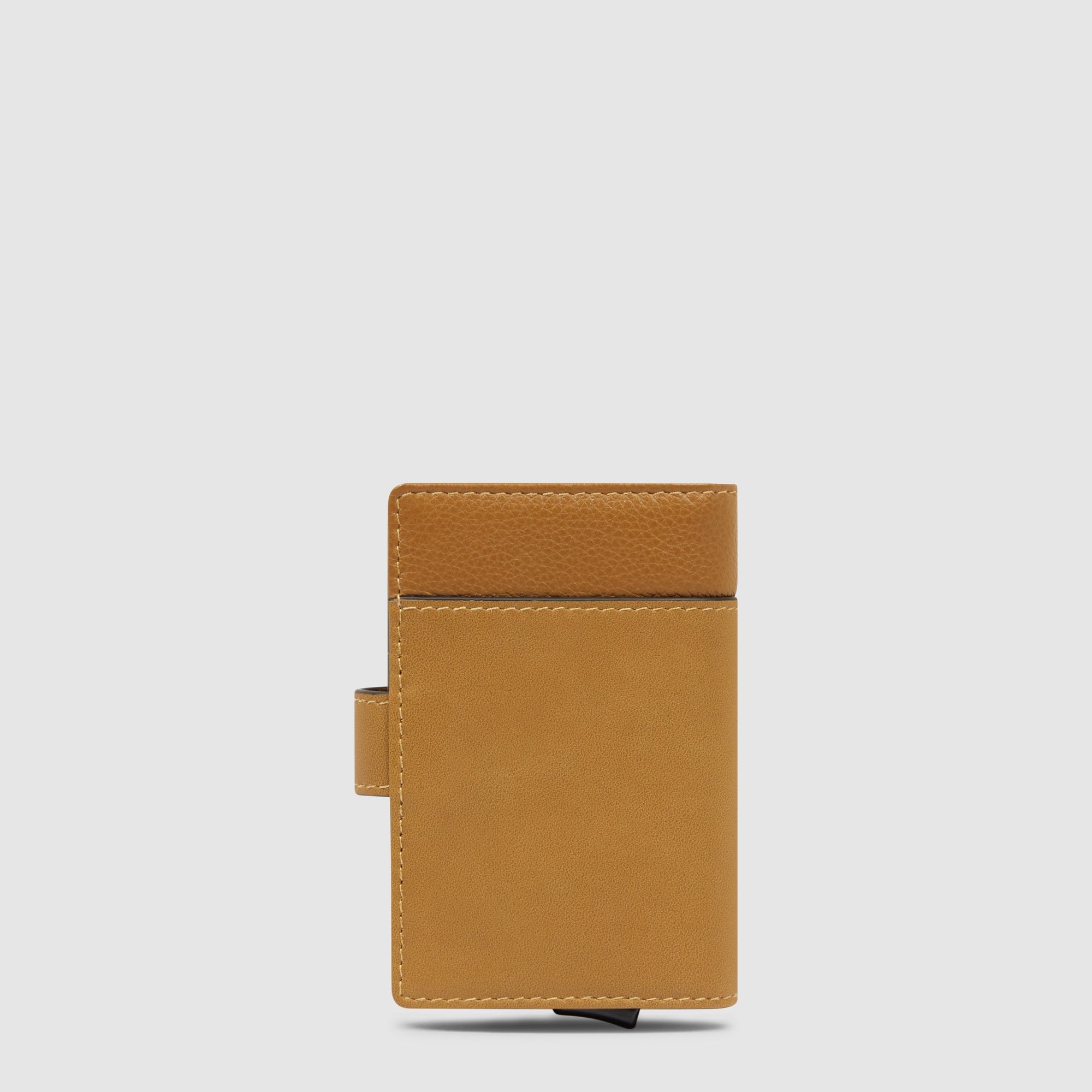 Automatic pop-up cardholder PIQUADRO Yellow