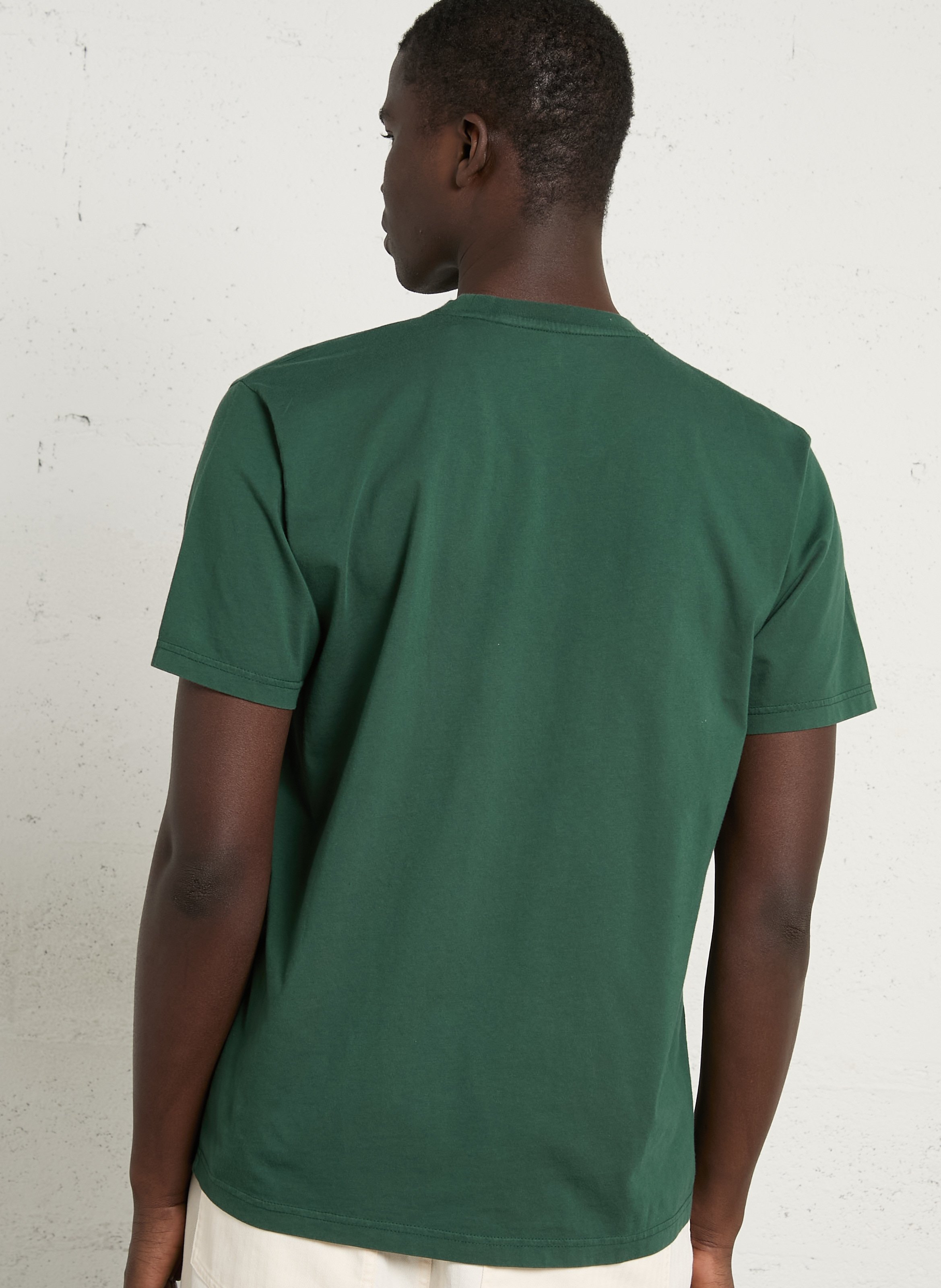 T-shirt col rond en coton biologique COLORFUL STANDARD Vert