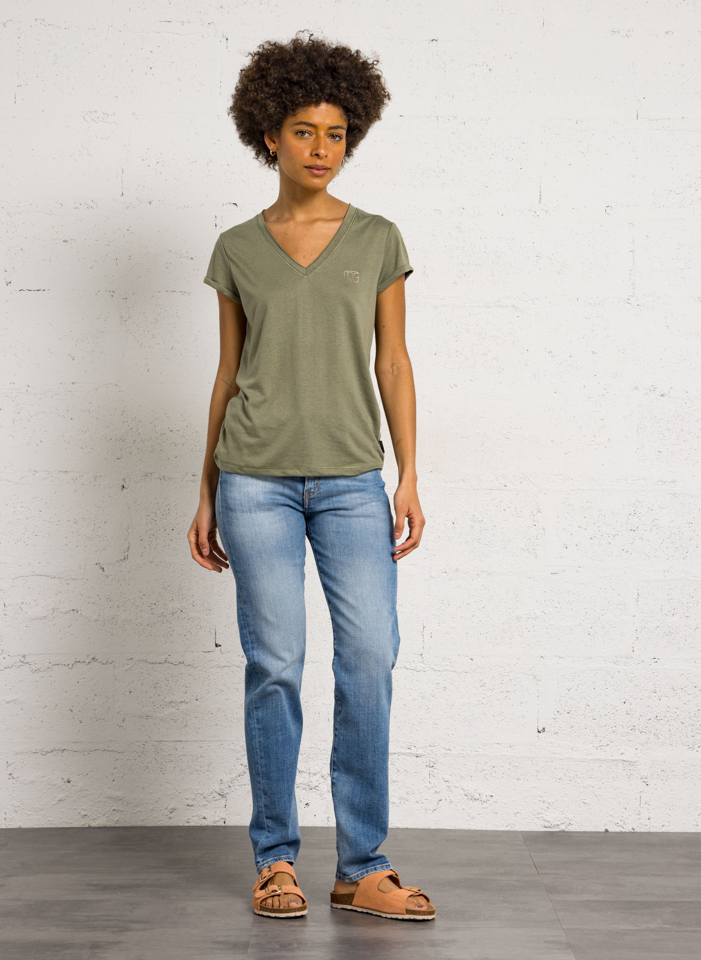 Sandales plates à brides en cuir LES TROPEZIENNES PAR M.BELARBI Rose