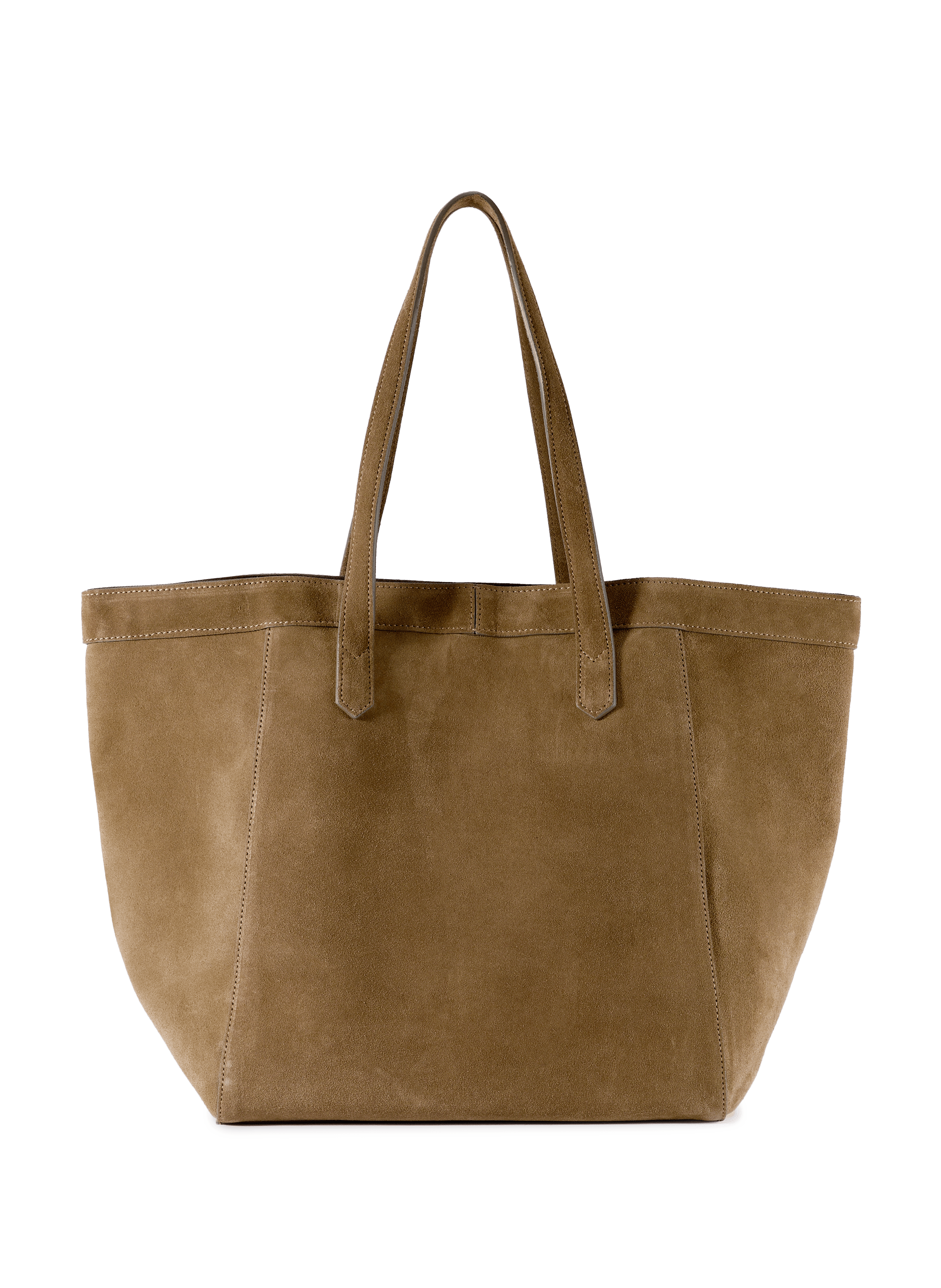 Sac cabas en cuir velours SAISON 1865 Kaki