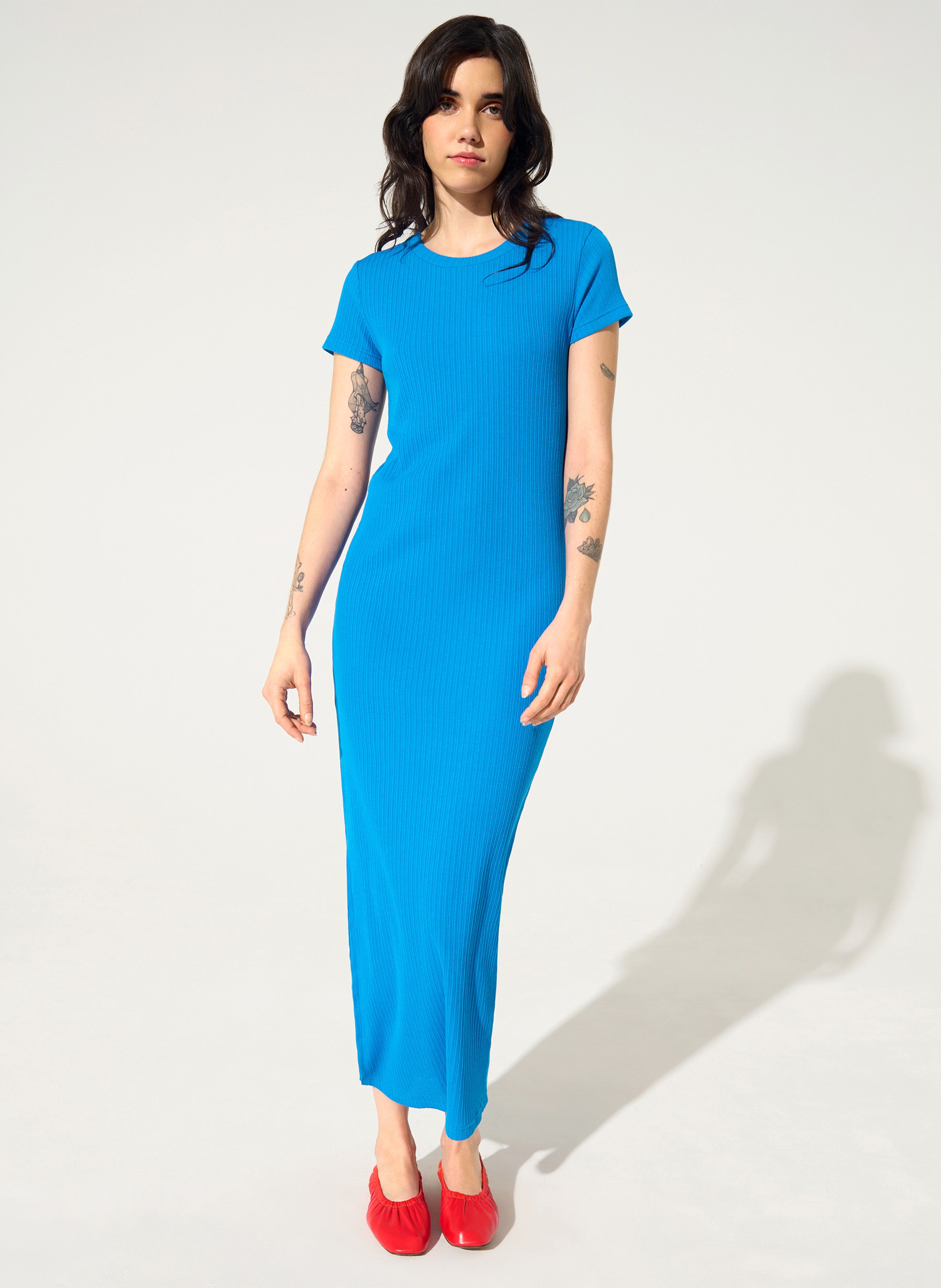 Robe longue col rond COTELAC ACOTE