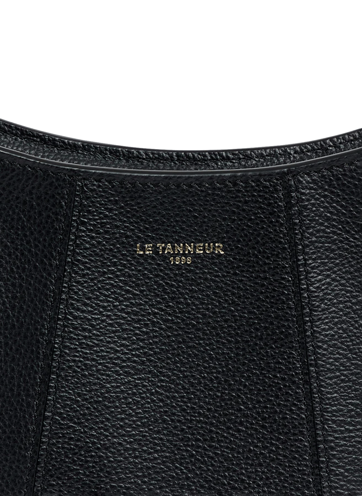 Sac porté épaule en cuir LE TANNEUR Noir