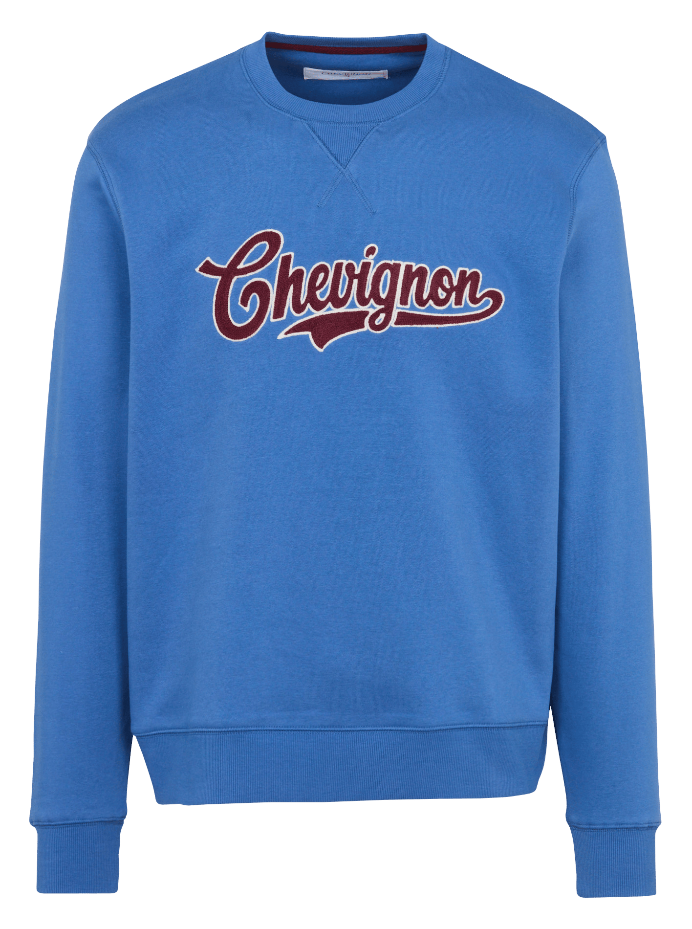 Felpa oversize a girocollo in cotone mélange CHEVIGNON