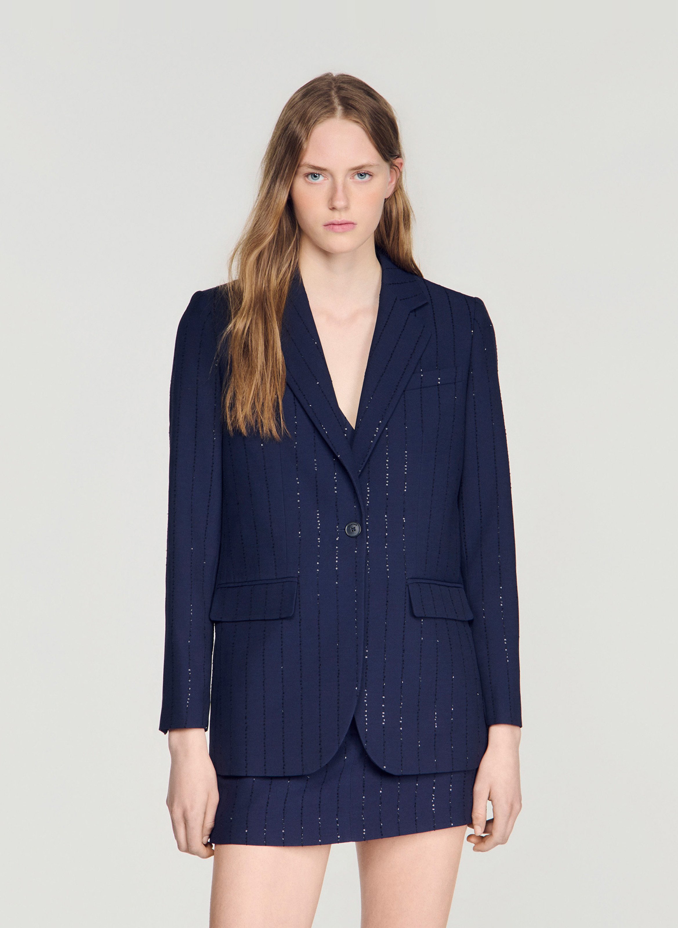 Veste tailleur droite SANDRO