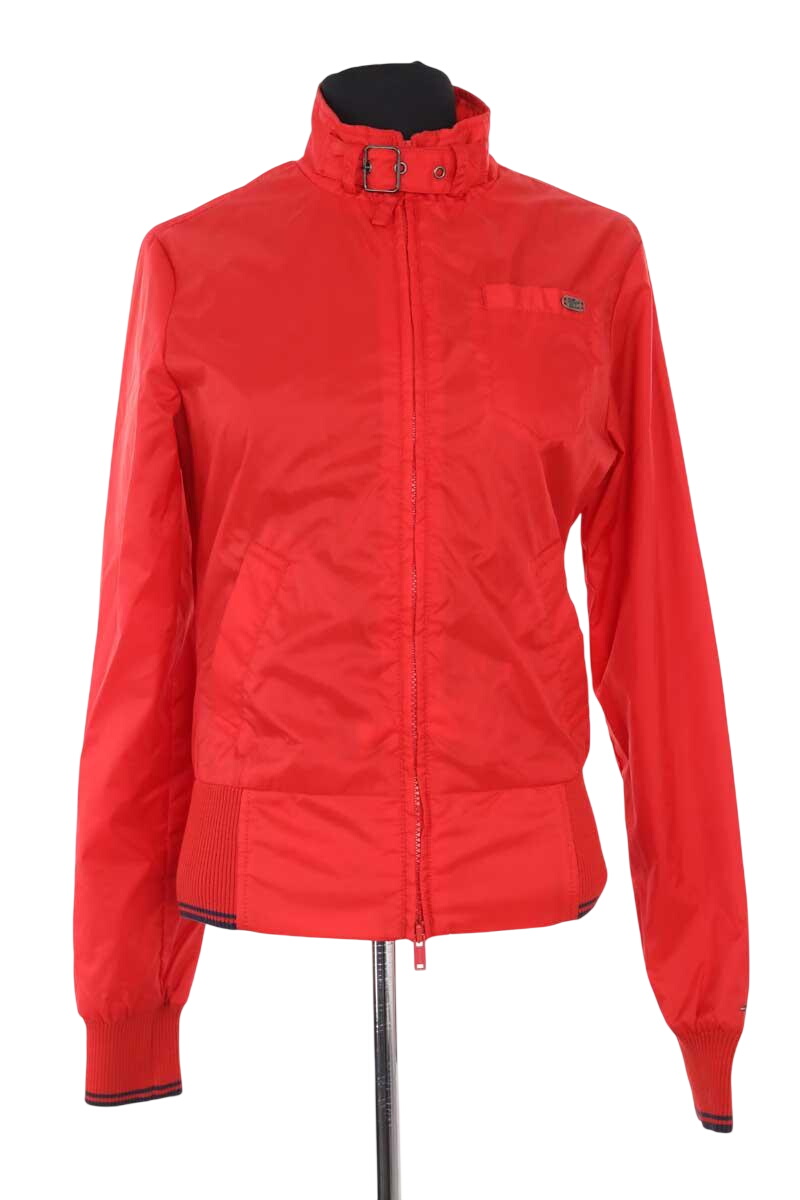Regular-fit organic cotton jacket with sherpa collar TOMMY HILFIGER - SECONDE MAIN Pink