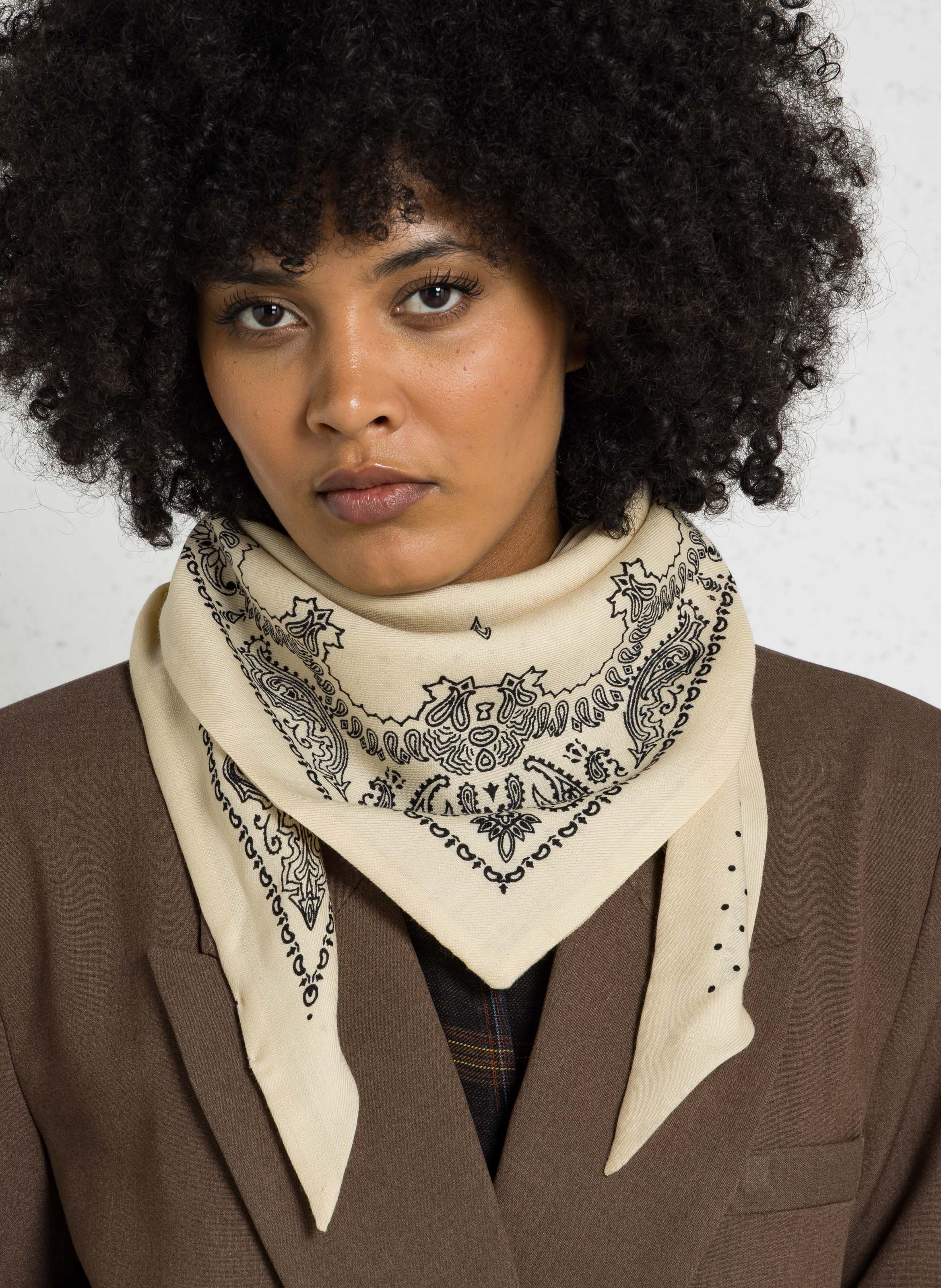 Wool triangle scarf DESTIN