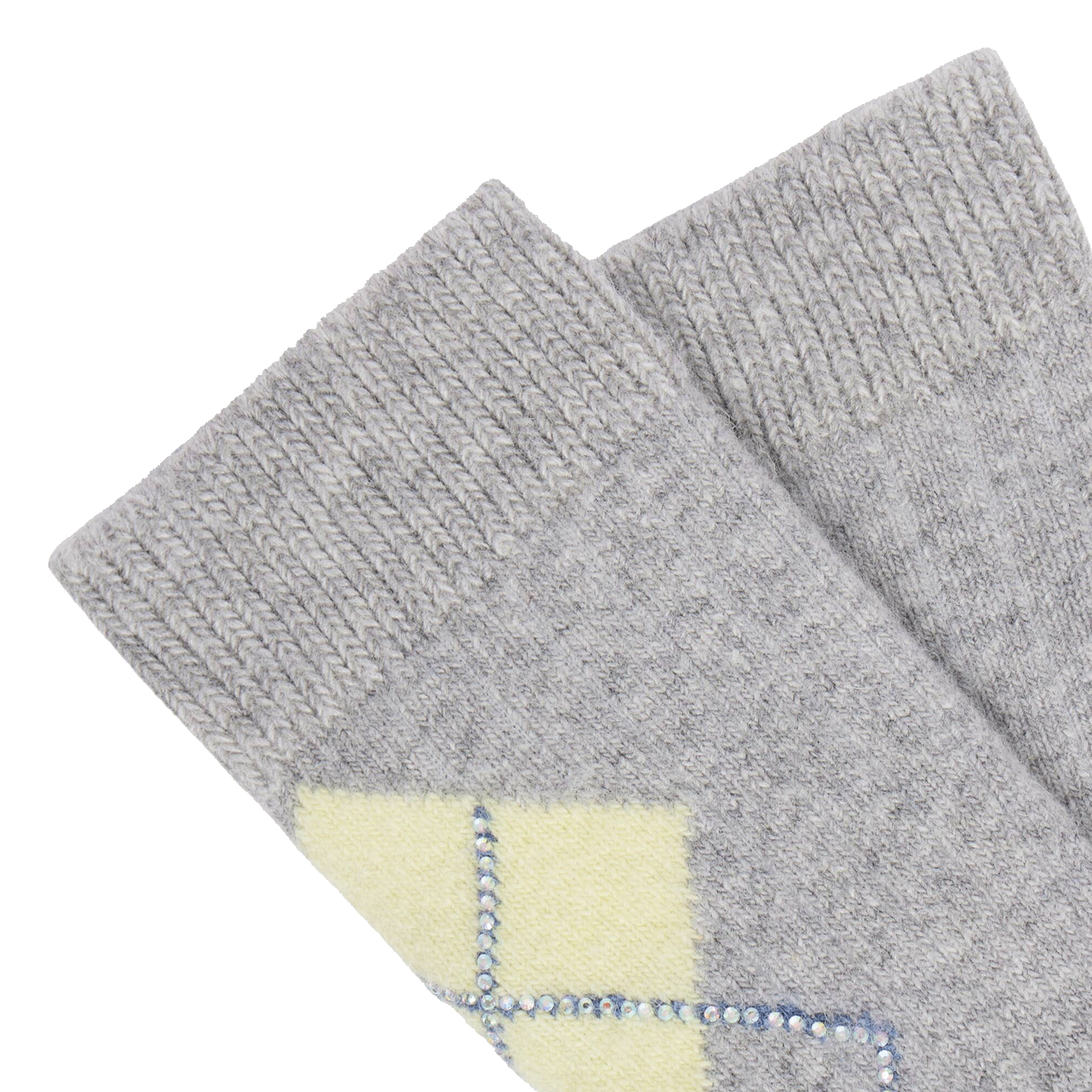 Chaussettes hautes à motifs SANDRO Gris