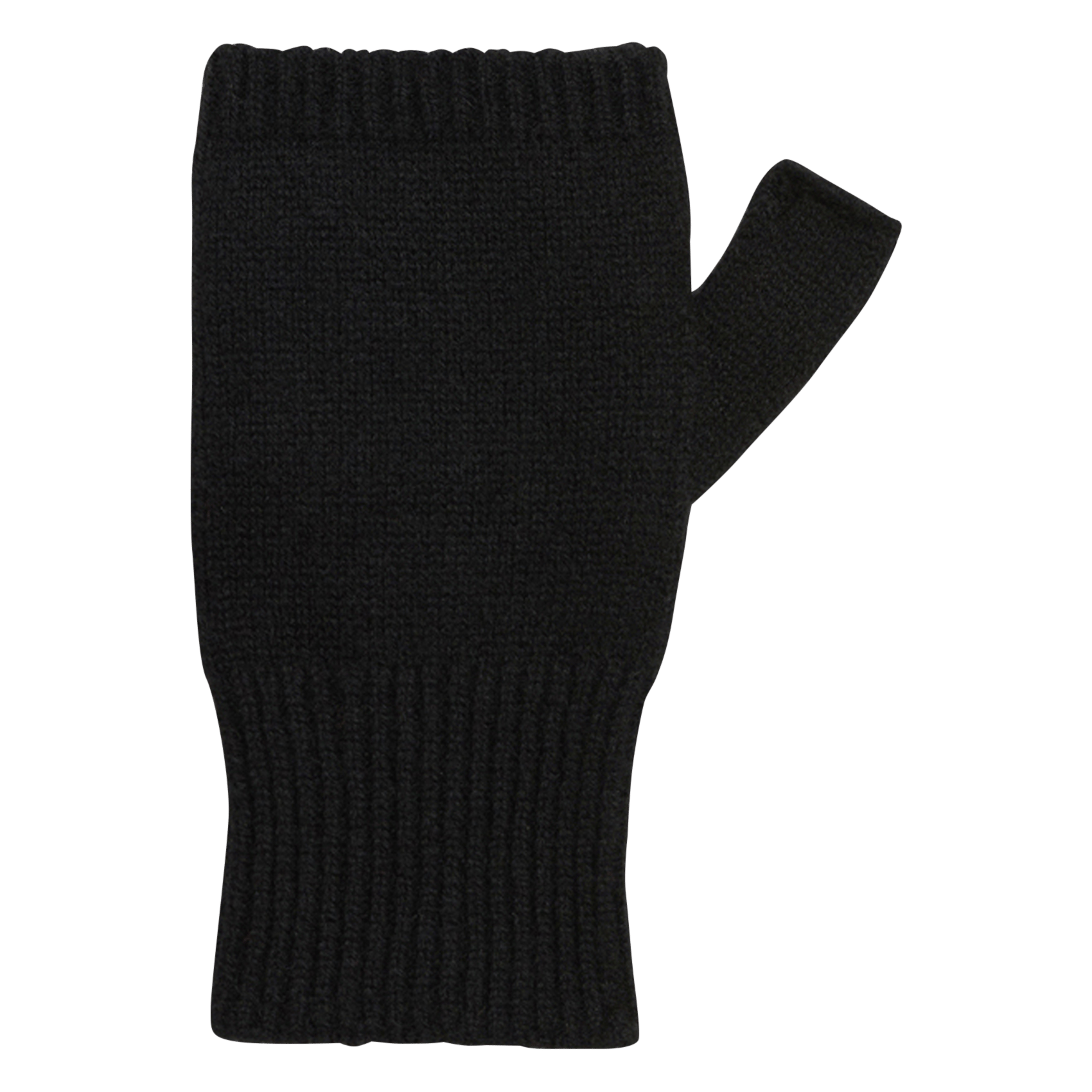 Cashmere fingerless gloves GERARD DAREL Black