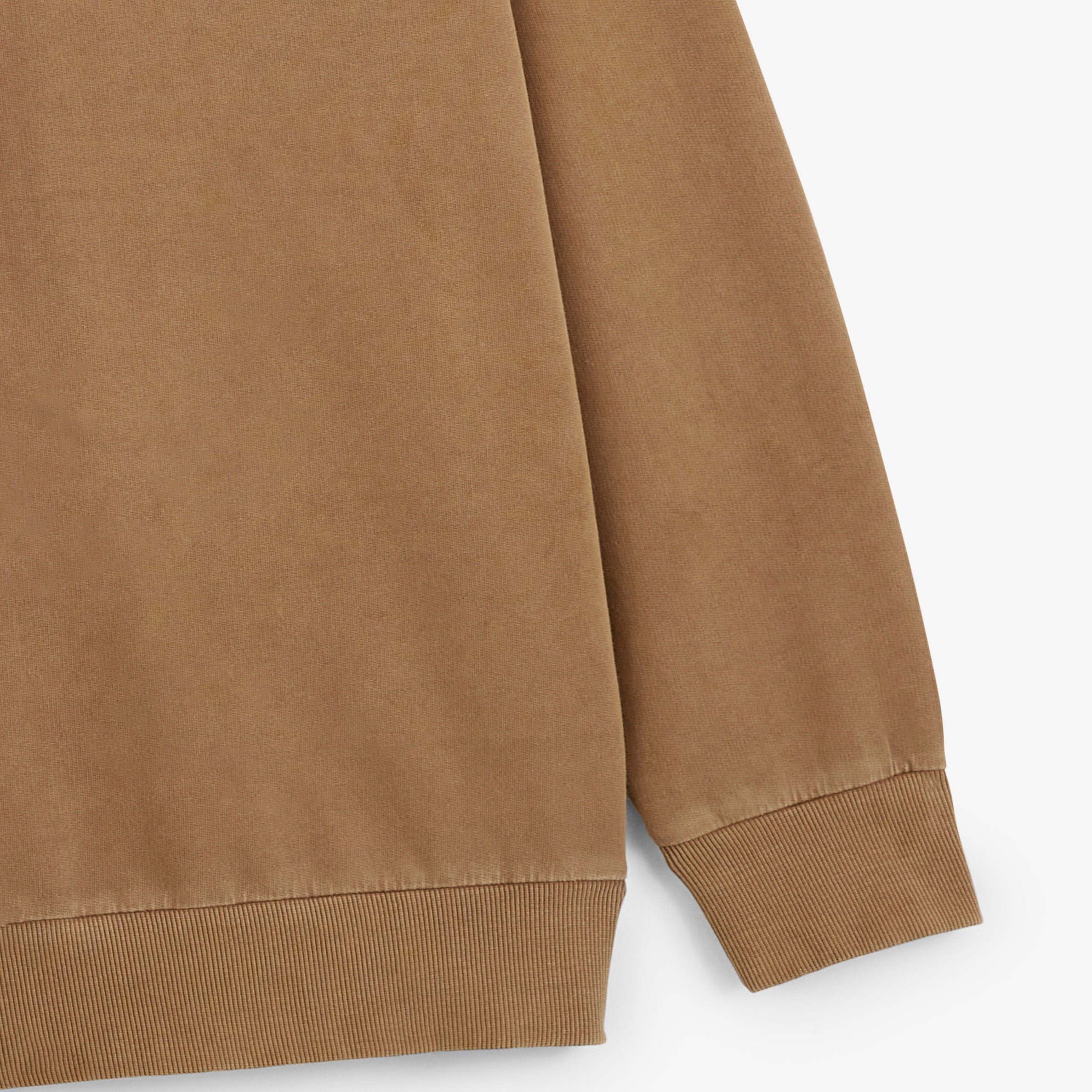 Washed hoodie SERGE BLANCO Brown