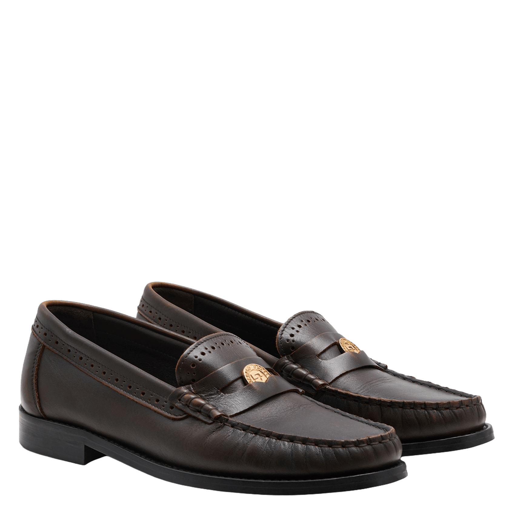 Leder-Mokassins GERARD DAREL Braun