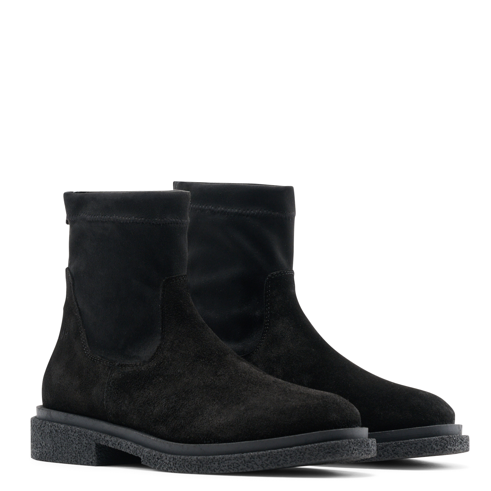 Suede leather ankle boots JB MARTIN Black