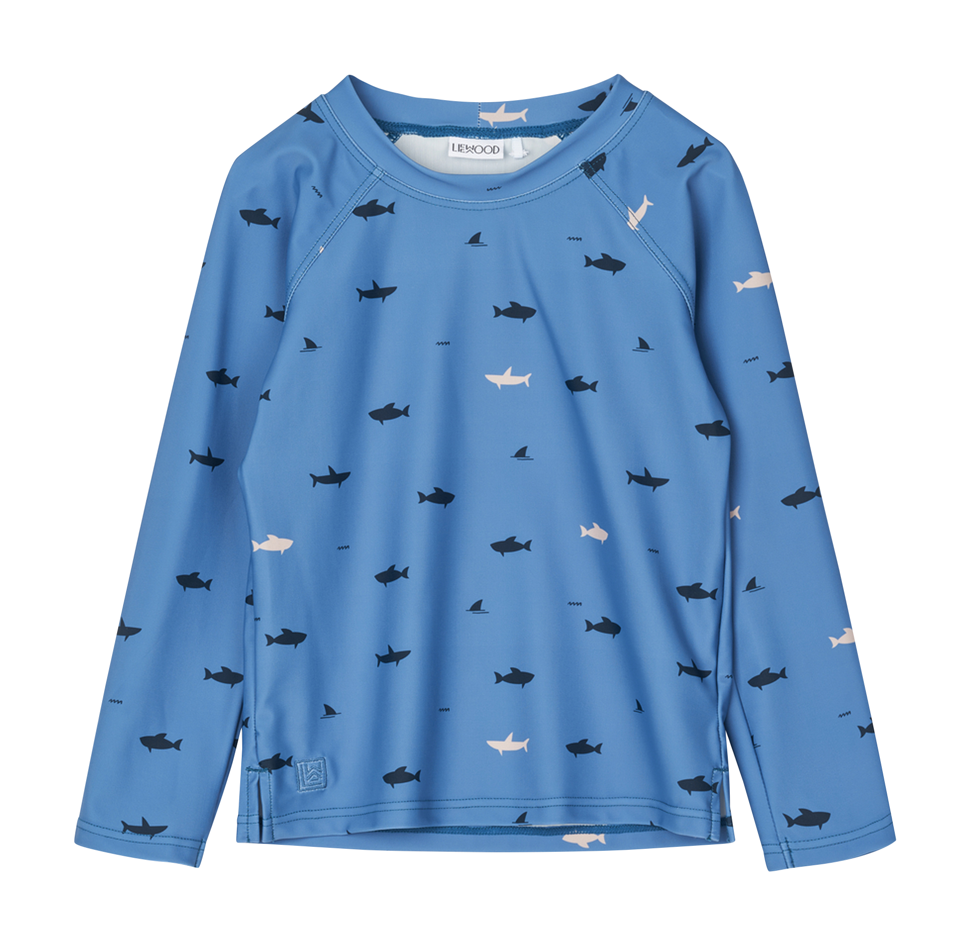 Round-neck printed swimming t-shirt LIEWOOD Blue