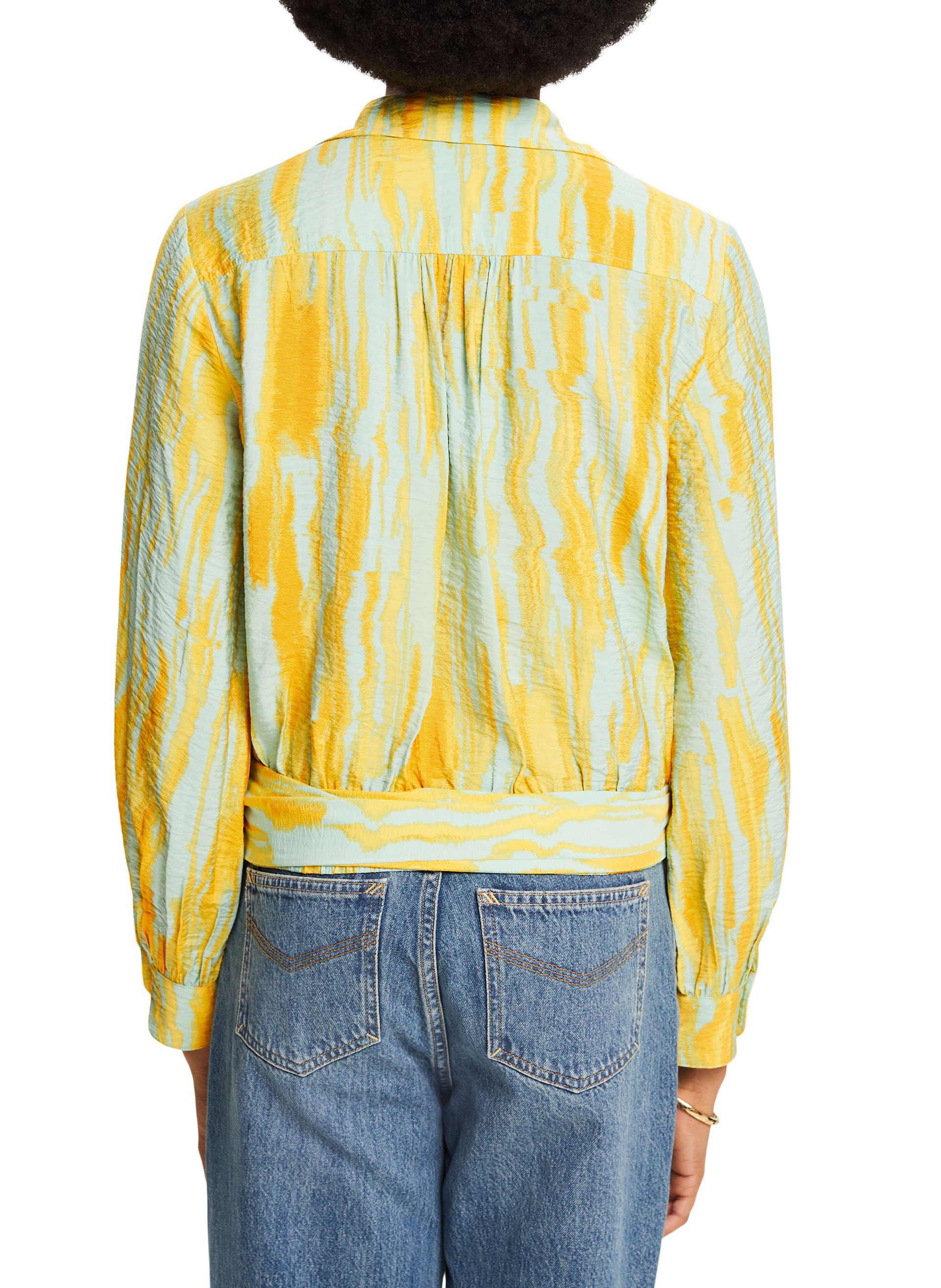 Printed wrap top ESPRIT Green