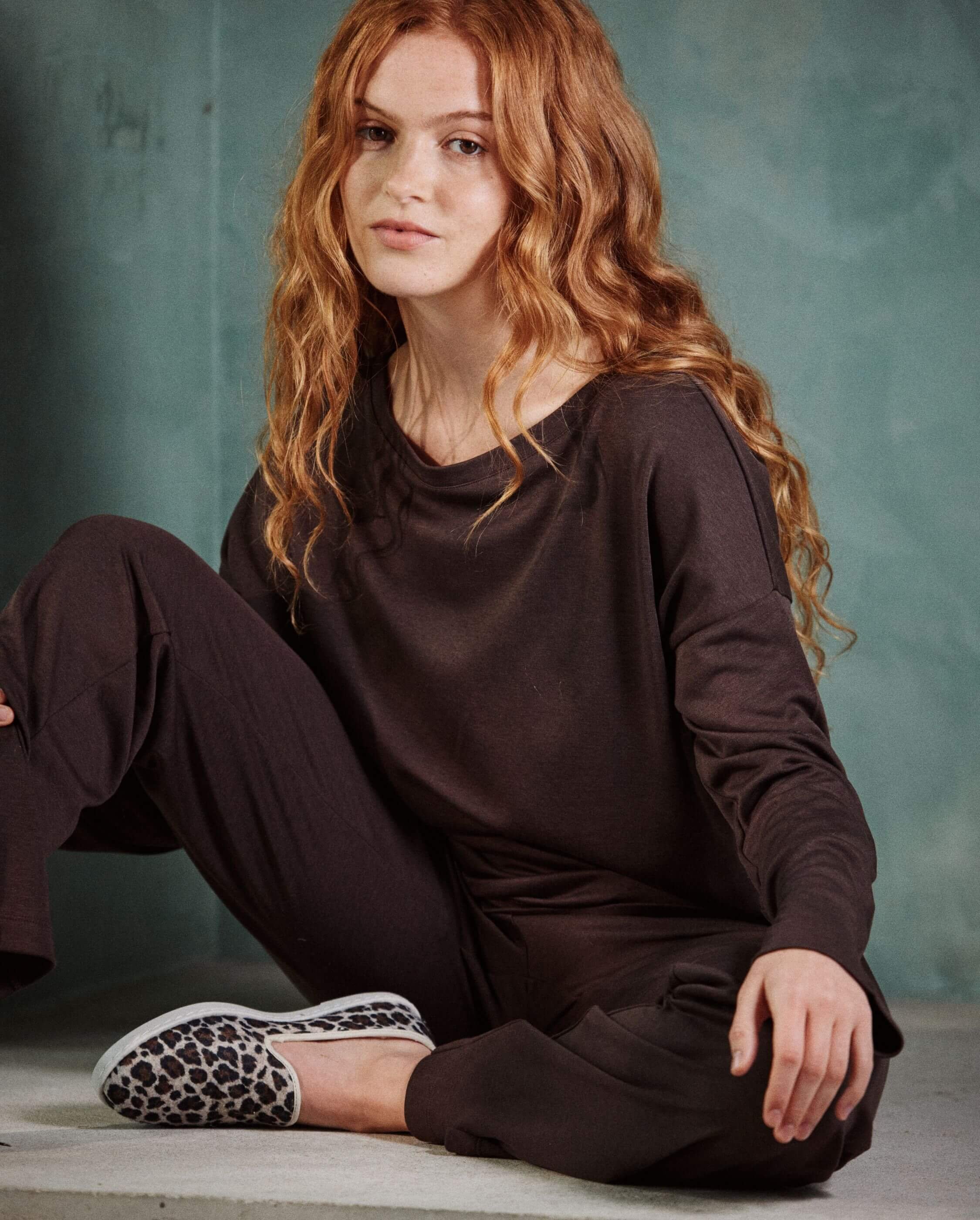 Women's pajama bottoms, chocolate ANGARDE Brown