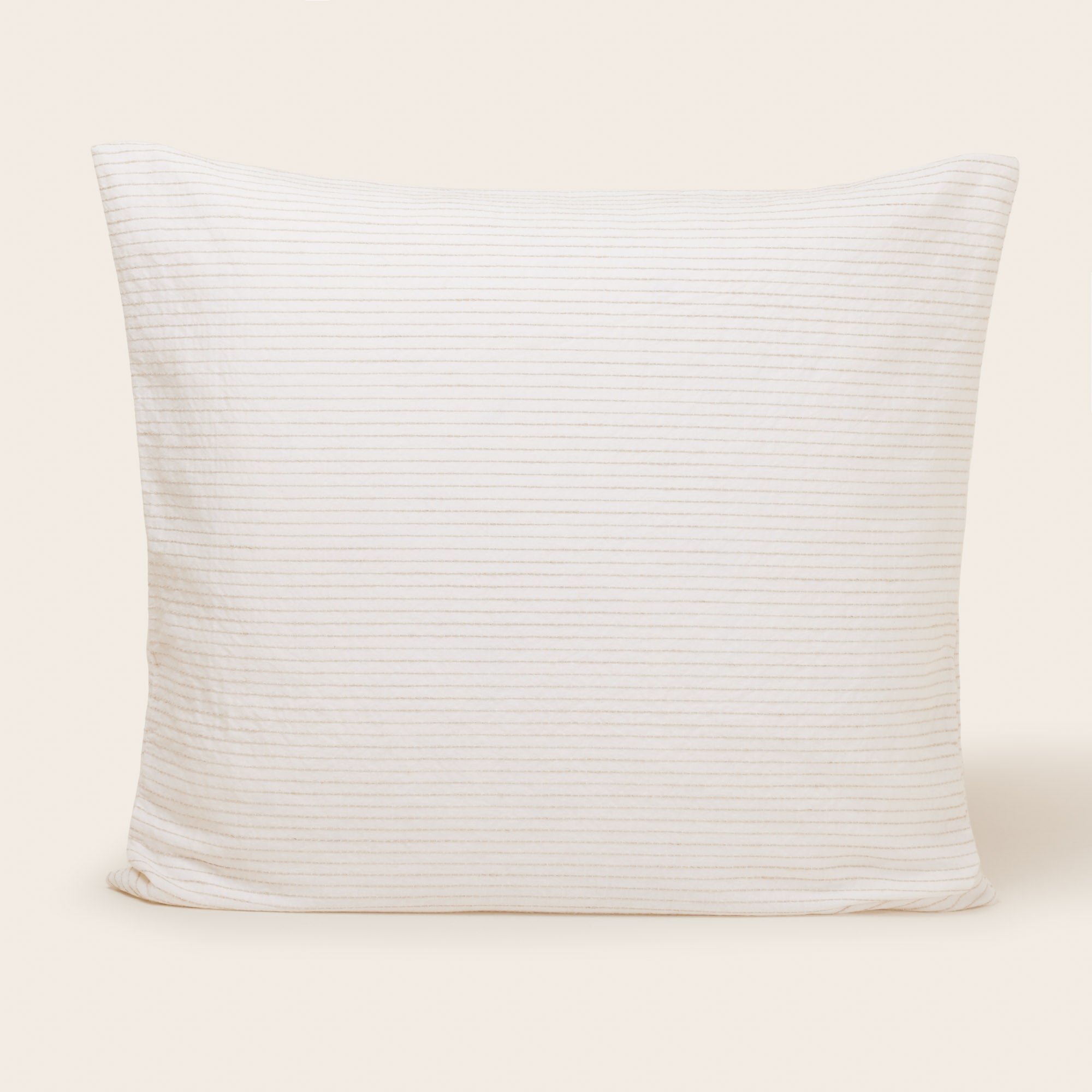 Set of 2 cotton pillowcases MADURA Beige