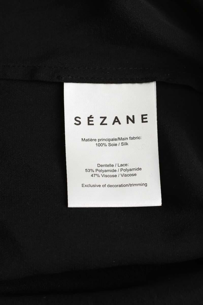 Silk blouse SEZANE - Seconde main Black