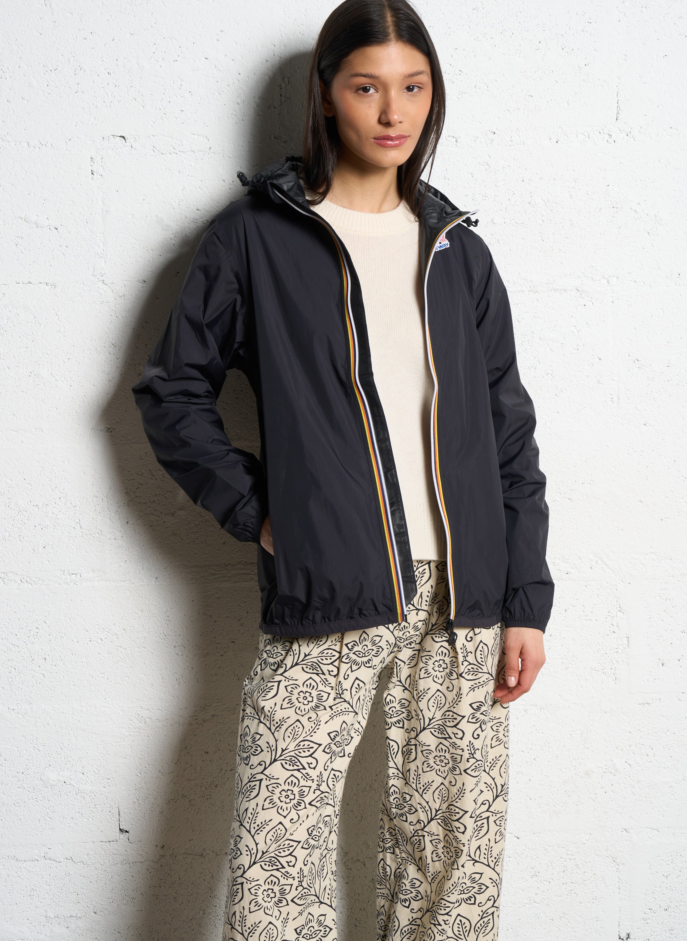 Windjacke K-WAY Schwarz