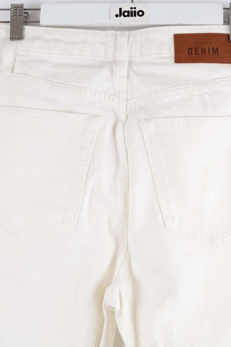 Cotton skinny jeans SEZANE - Seconde main White