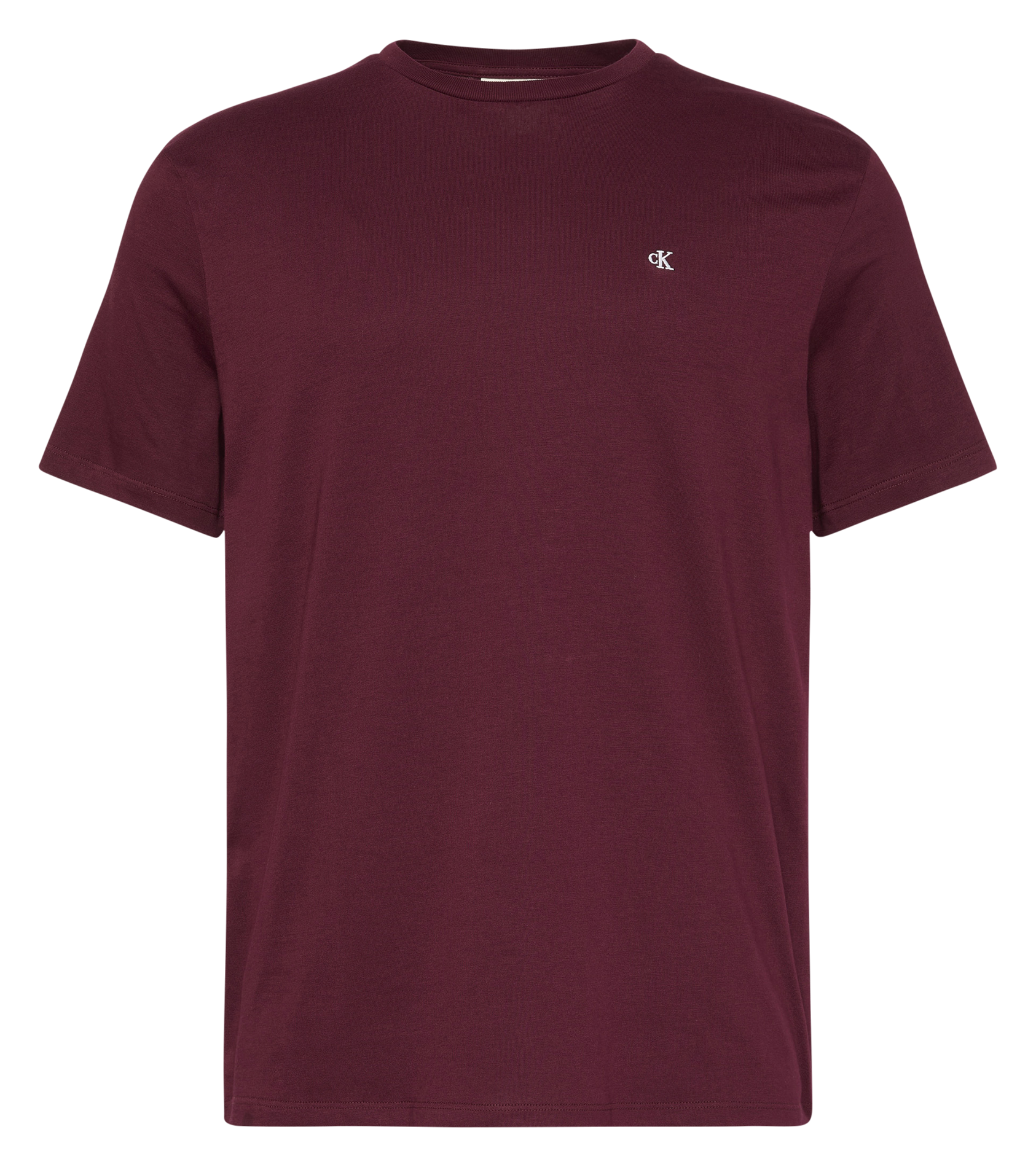 Gerade geschnittenes T-Shirt aus Baumwolle CALVIN KLEIN Rot