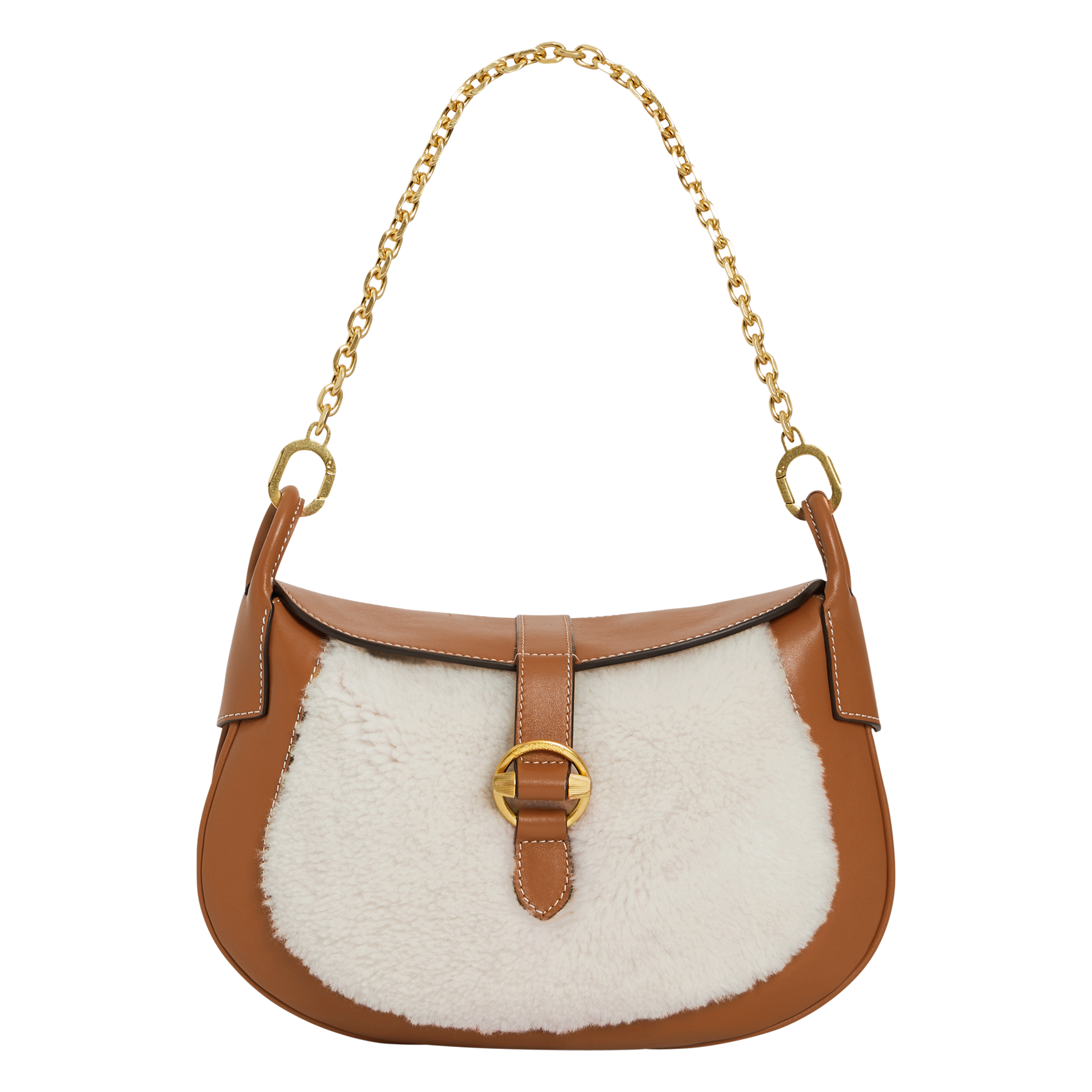 Sac bandoulière en cuir LE TANNEUR Multicolore