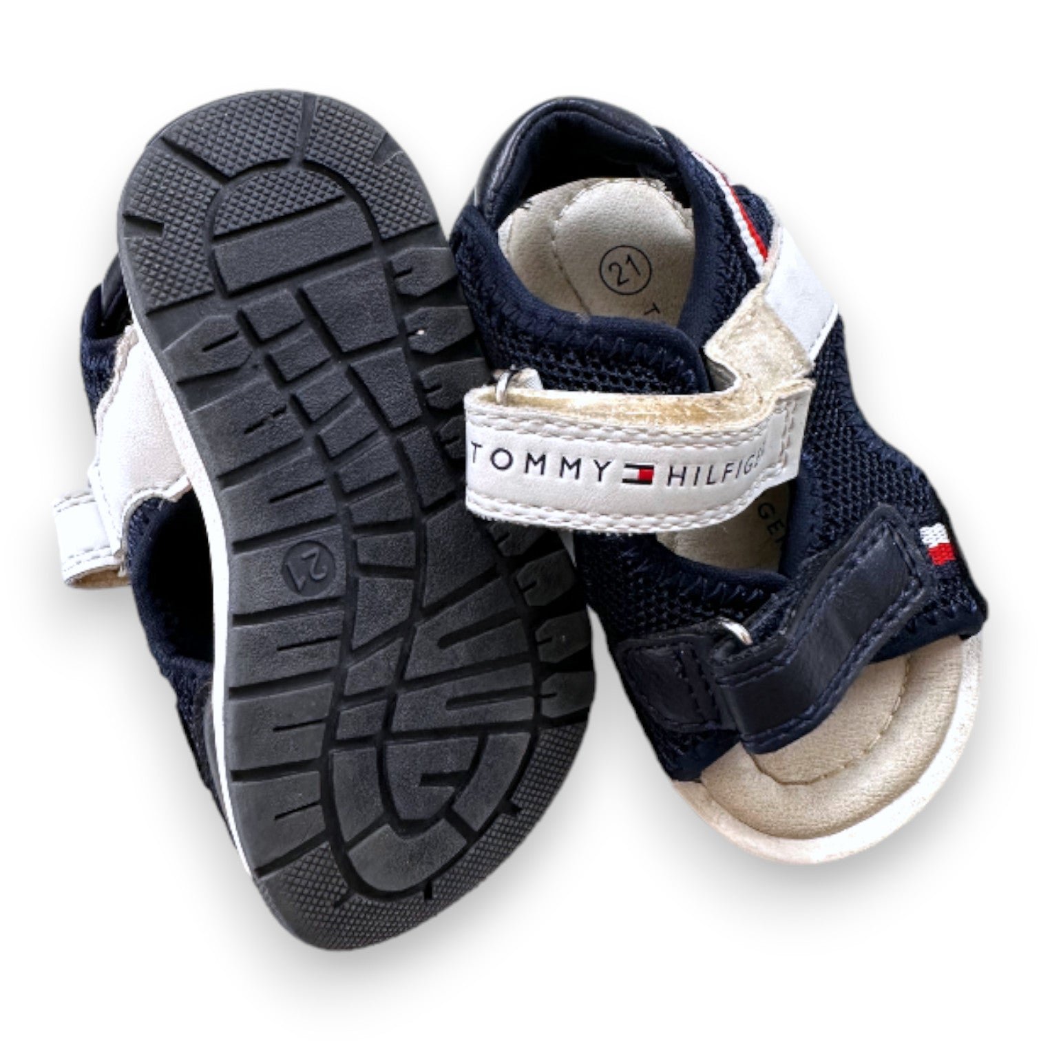 Blue baby sandals - size 21 TOMMY HILFIGER - SECONDE MAIN Blue