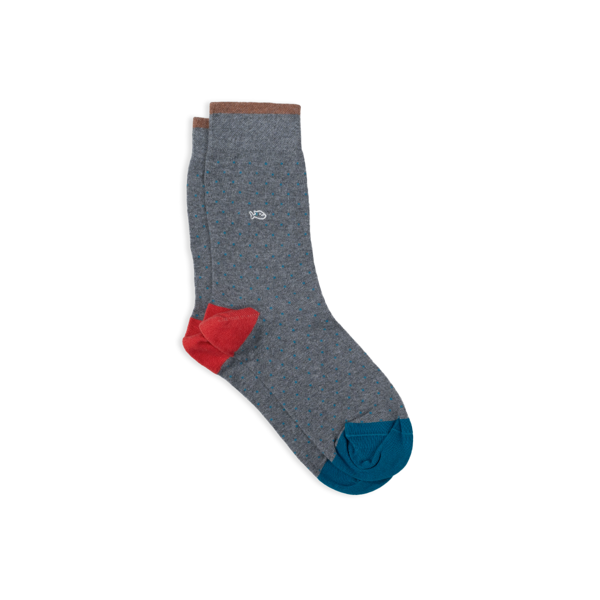 Combed cotton socks with polka dots BILLYBELT