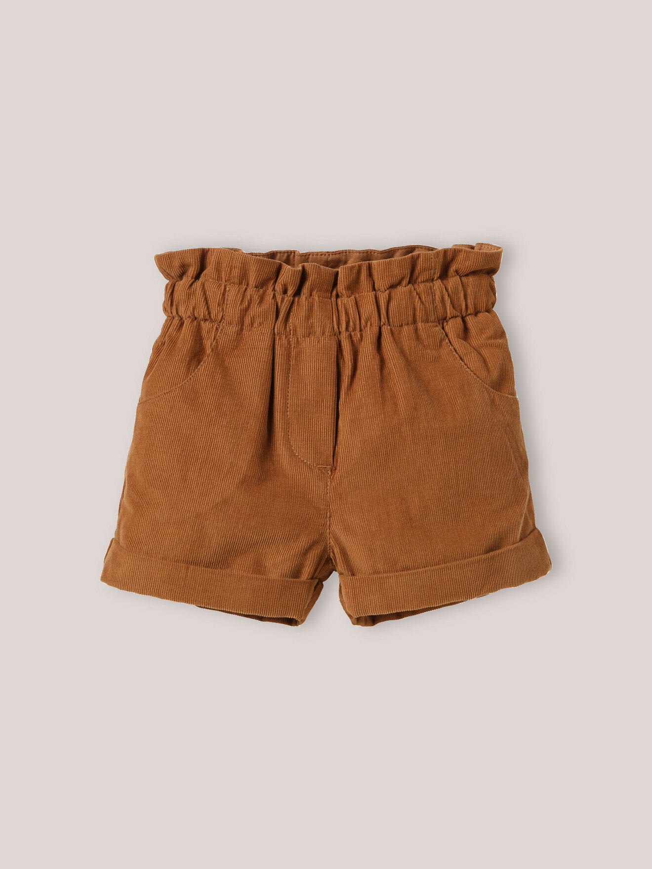 Ridge velvet shorts CYRILLUS Brown