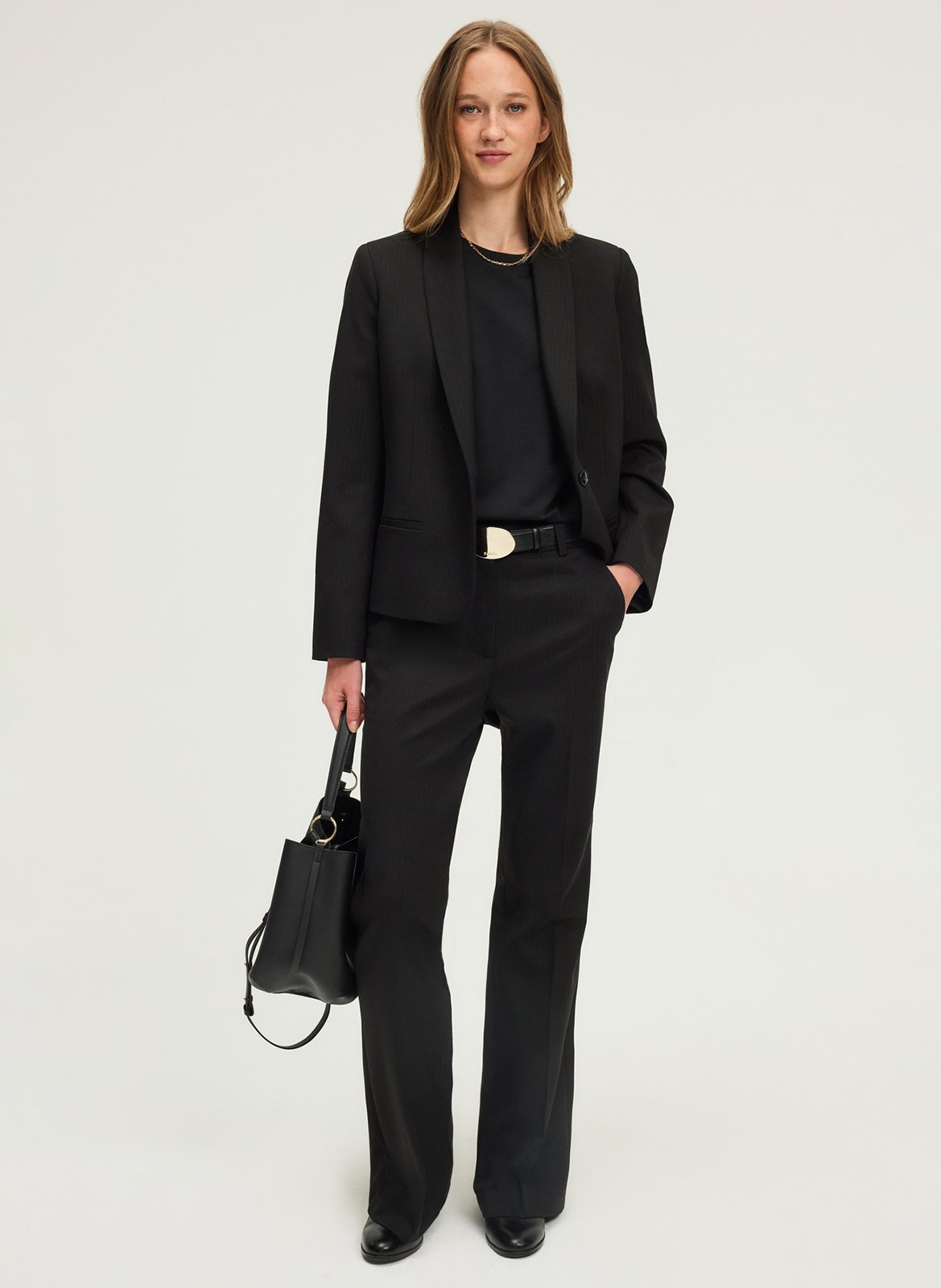 Carrot trousers PABLO Black